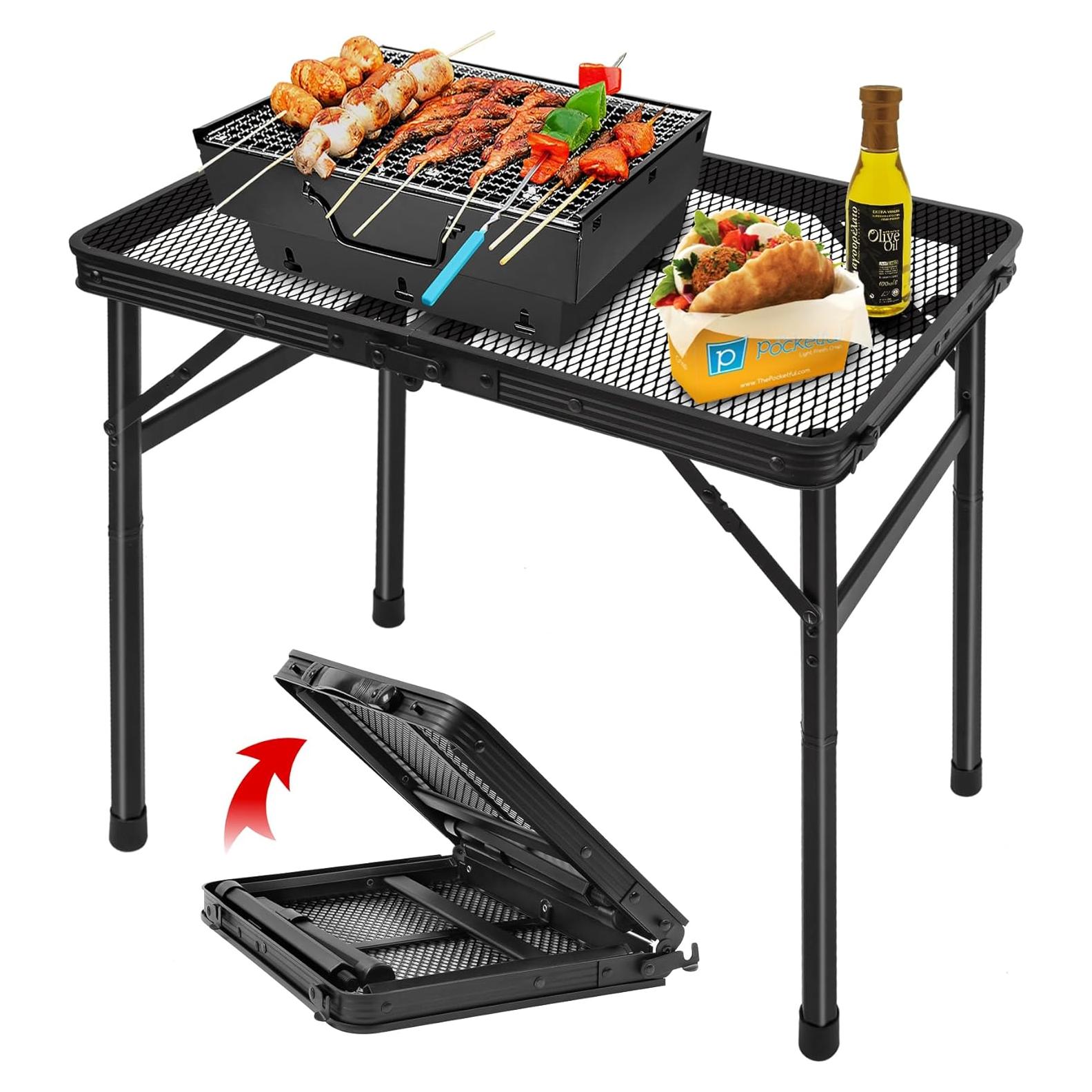 Mesa de Parrilla Plegable Grovind FGT 57.2 cm Ajustable