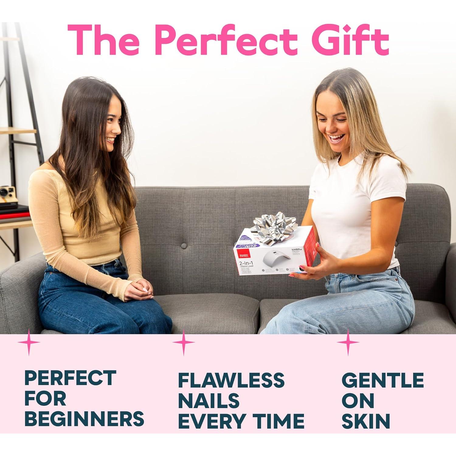 Secador UV para Uñas SUNUV SUN9X Plus Rosa, 2 Temporizadores