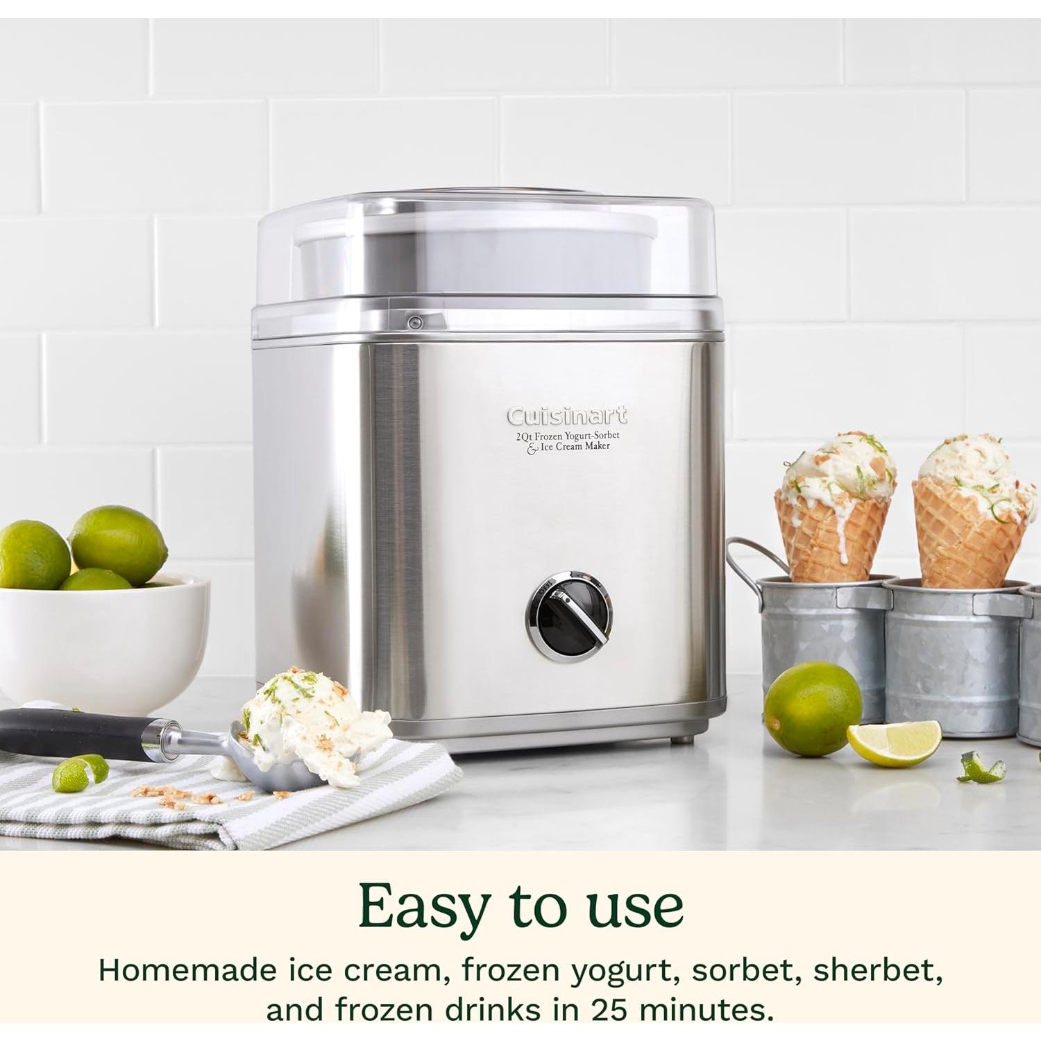 Máquina de Helados Cuisinart ICE-30BCP1 2L Automática