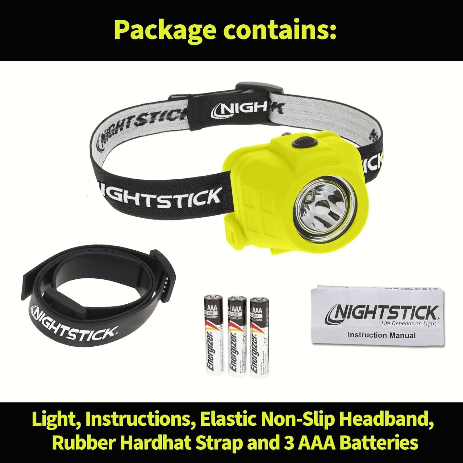 Linterna Frontal Nightstick XPP-5452G 180 Lúmenes Intrínsecamente Segura