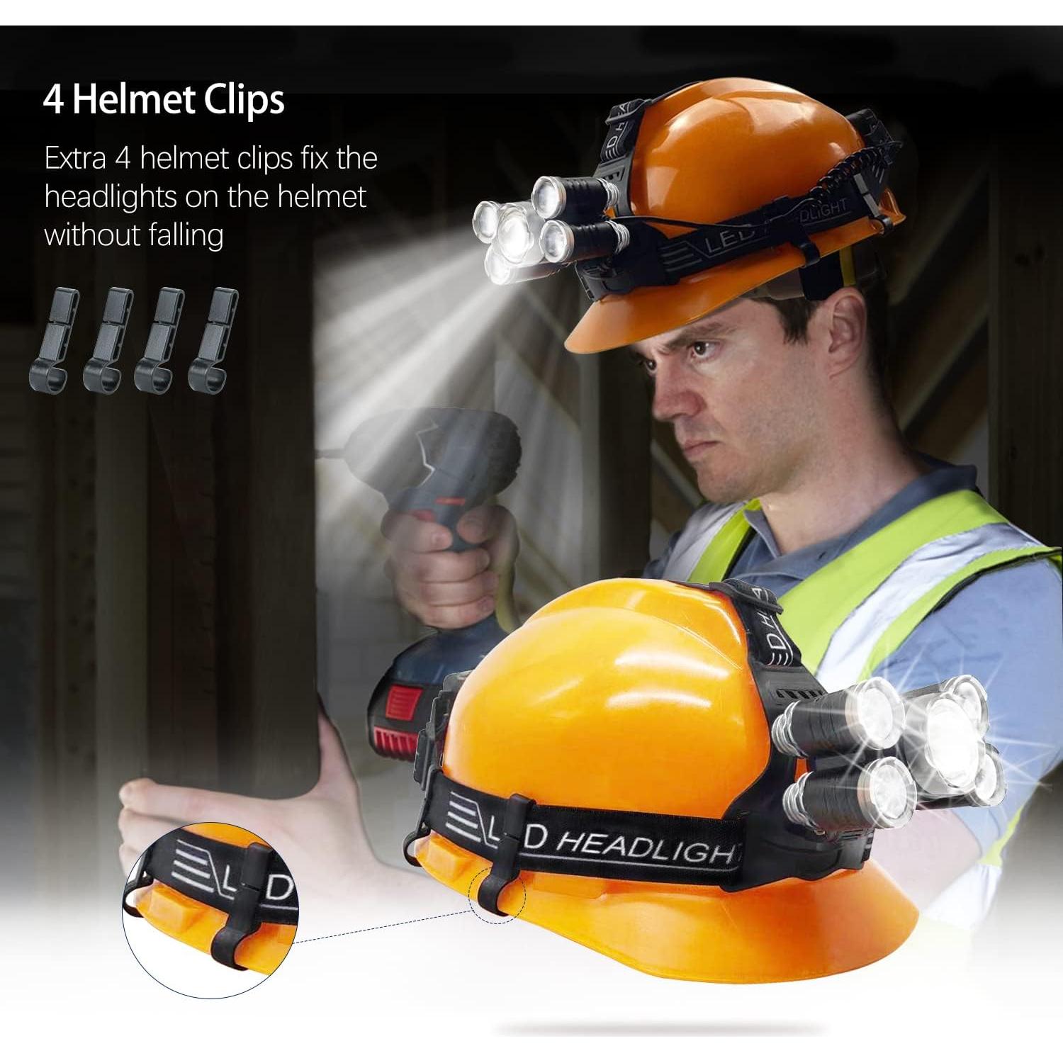 Linterna Frontal Recargable Vaasee YP003 2000 Lúmenes IPX5