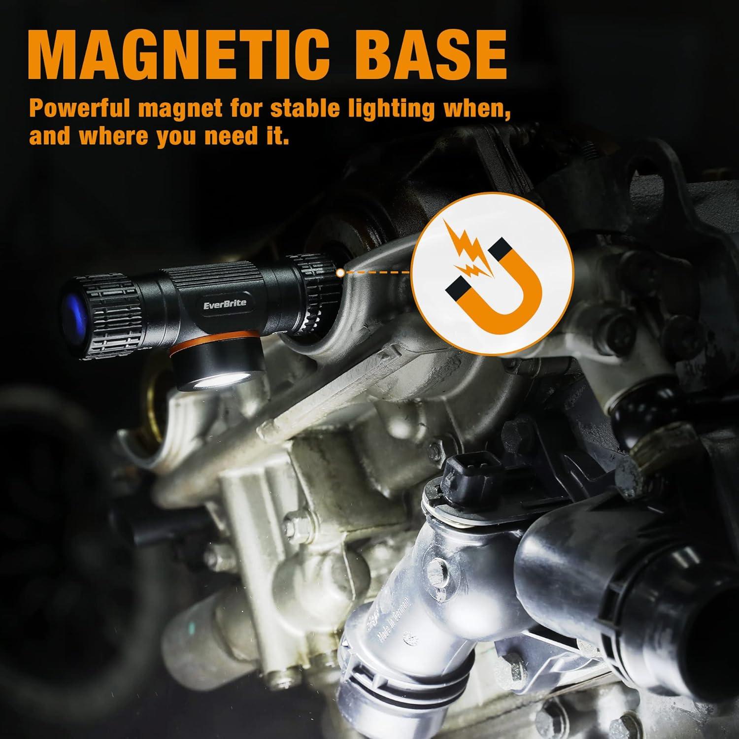 Linterna Frontal Recargable EverBrite 1000 Lúmenes 5 Modos