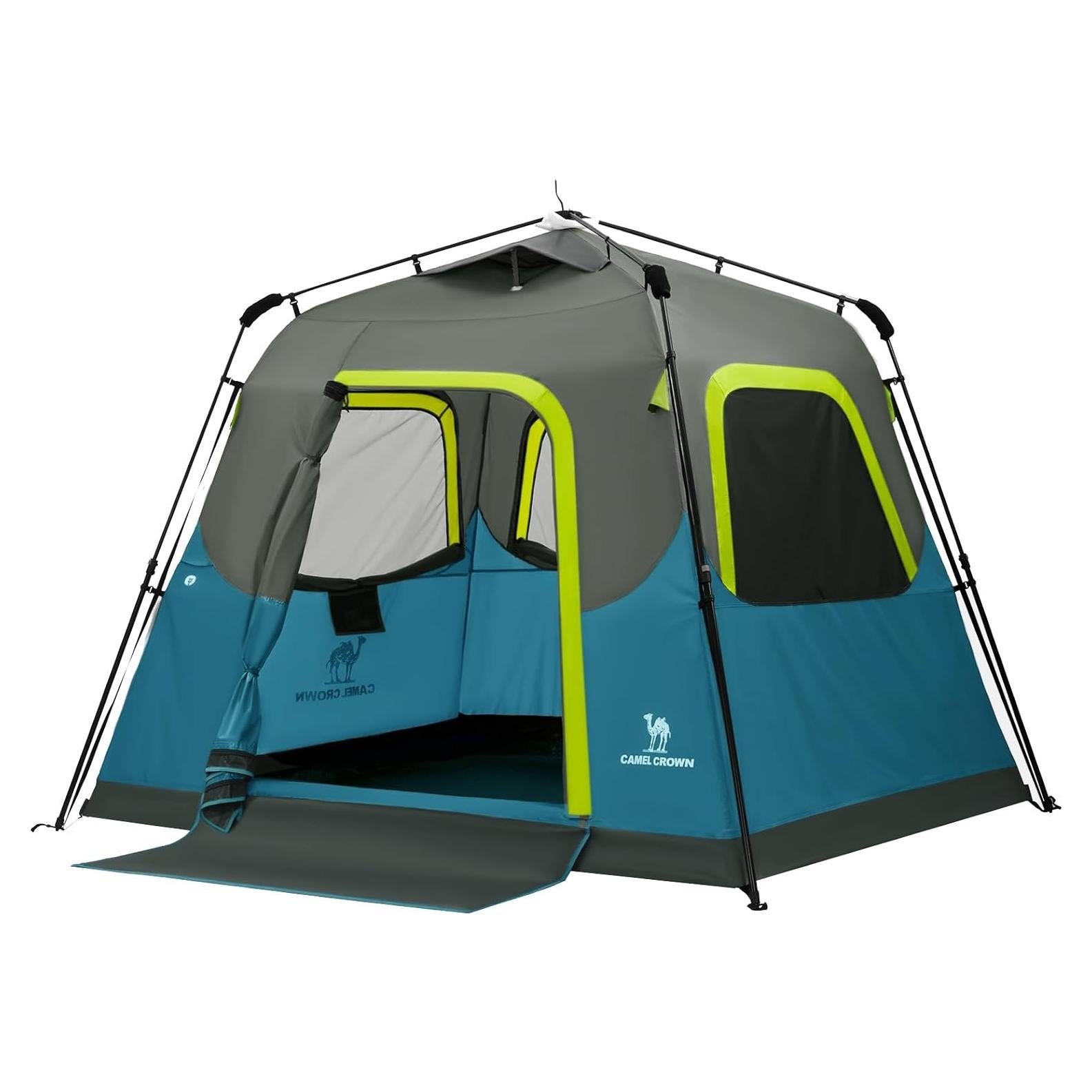 Tienda de Camping Instantánea CAMEL CROWN 4 Personas Impermeable