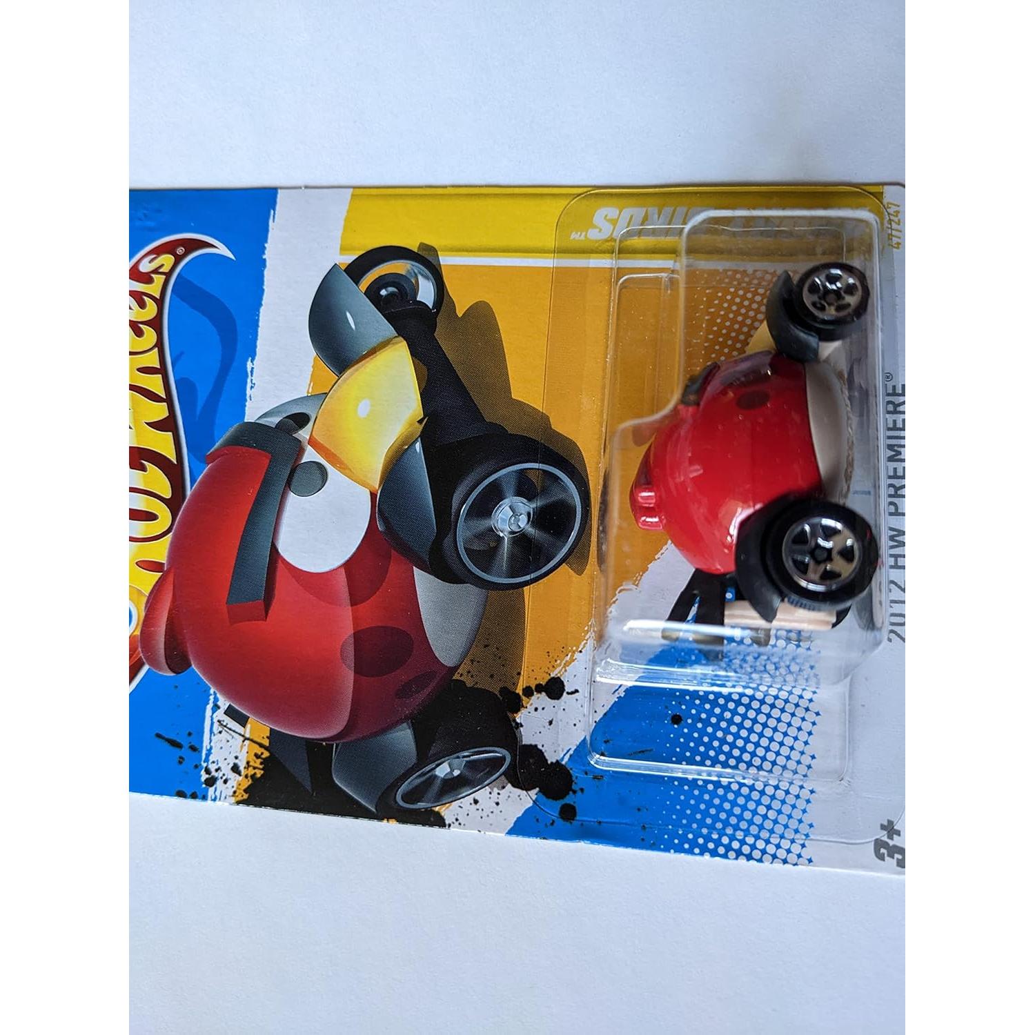 Coche Coleccionable Angry Birds Pájaro Rojo Hot Wheels 1:64