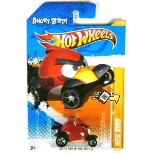 Coche Coleccionable Angry Birds Pájaro Rojo Hot Wheels 1:64
