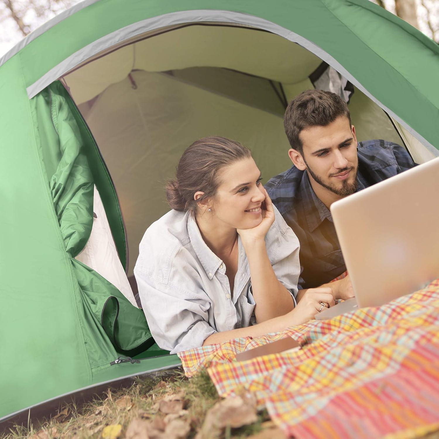 Tienda de Camping Domo CAMEL CROWN 2 Personas Impermeable