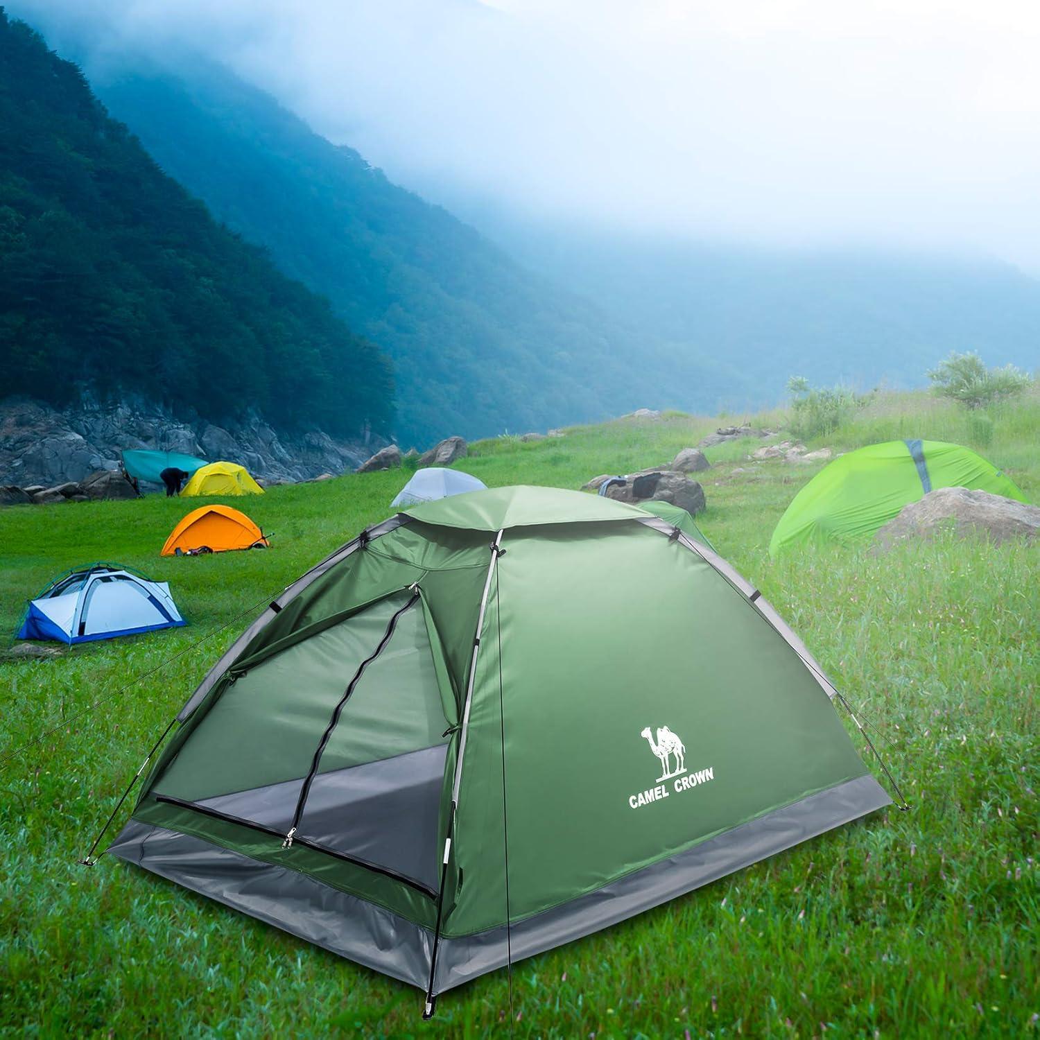 Tienda de Camping Domo CAMEL CROWN 2 Personas Impermeable