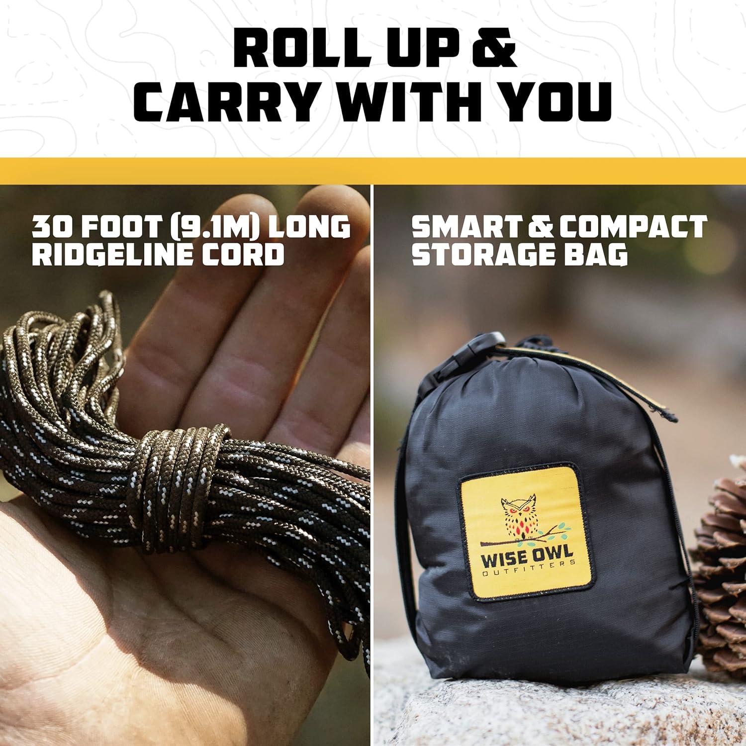 Red de Mosquitos Wise Owl Outfitters para Hamacas - Nylon Premium