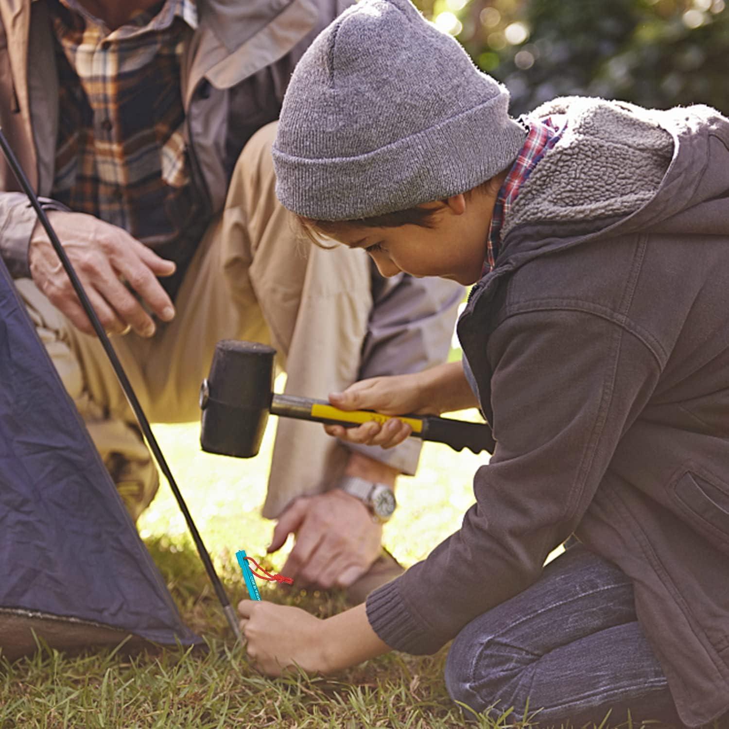 Estacas para Tienda Gold Armour - 12 Estacas de Aluminio 17.78 cm