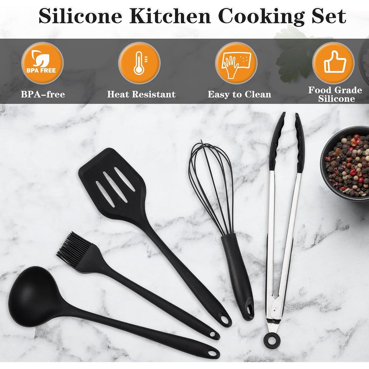 Juego de Utensilios de Cocina para Camping 50 Piezas Wesqunie