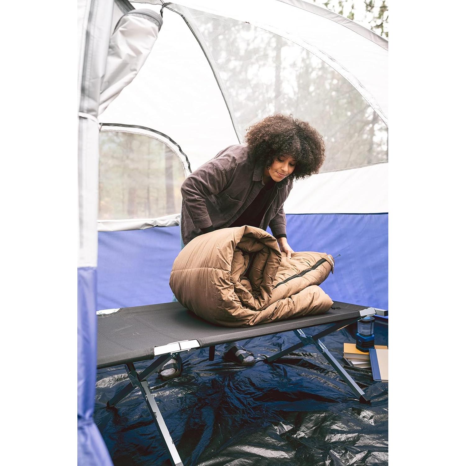 Cama de Camping Plegable Stansport Base Camp 203x76 cm