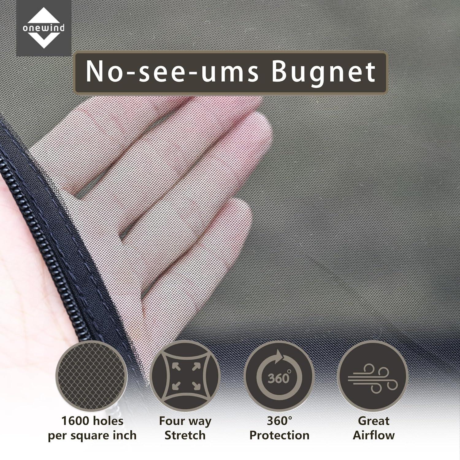 Tienda Interior Onewind Ultraligera con Suelo 1 Persona Negra