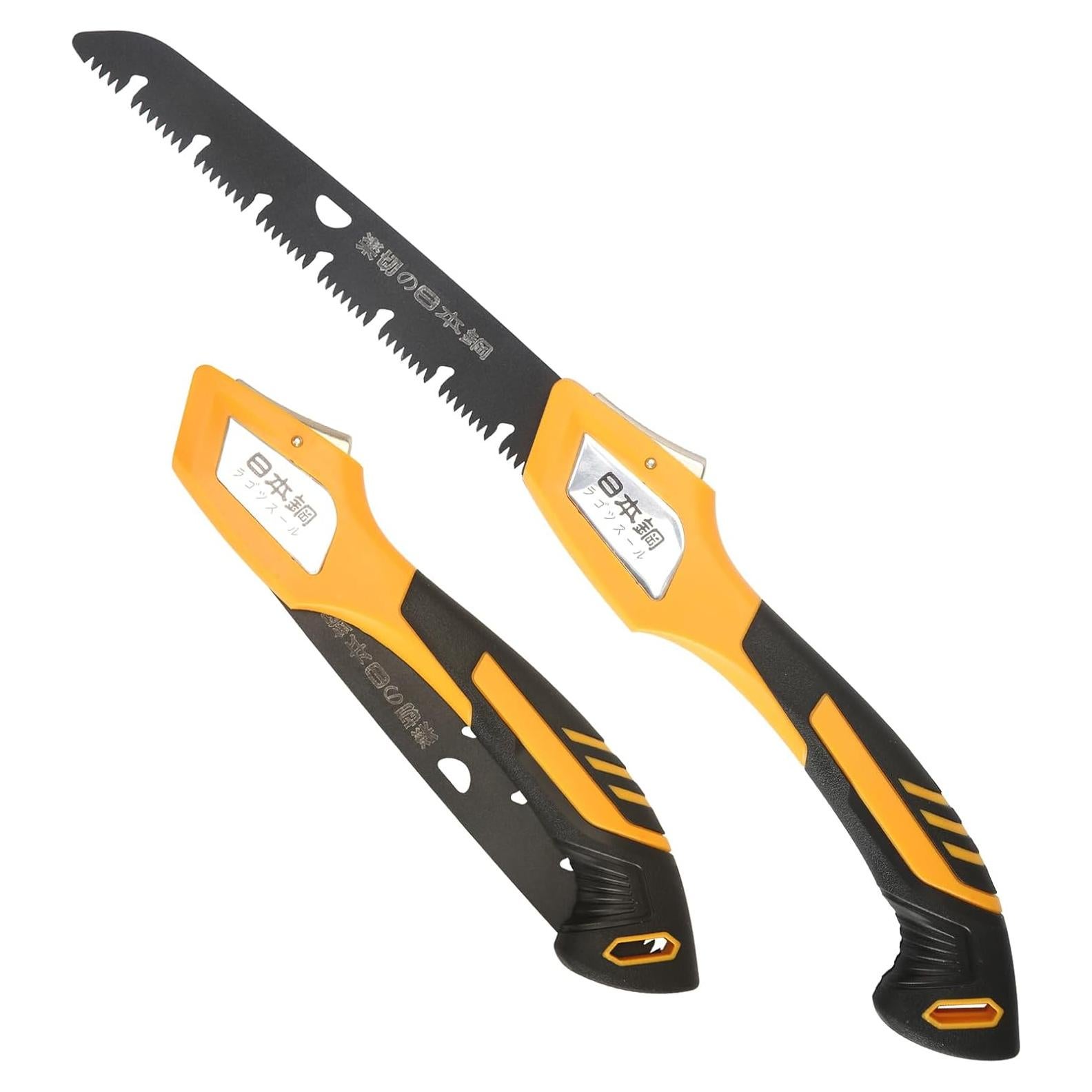 Sierra Plegable Rakukiri 22.86 cm para Camping y Jardinería