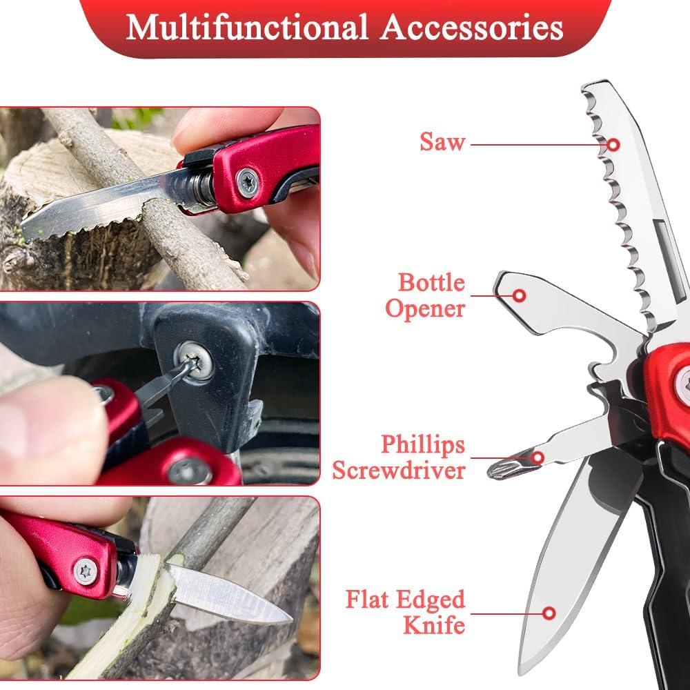 Mini Multiherramienta Portátil WSHUZEMN - Herramienta de Camping y Senderismo