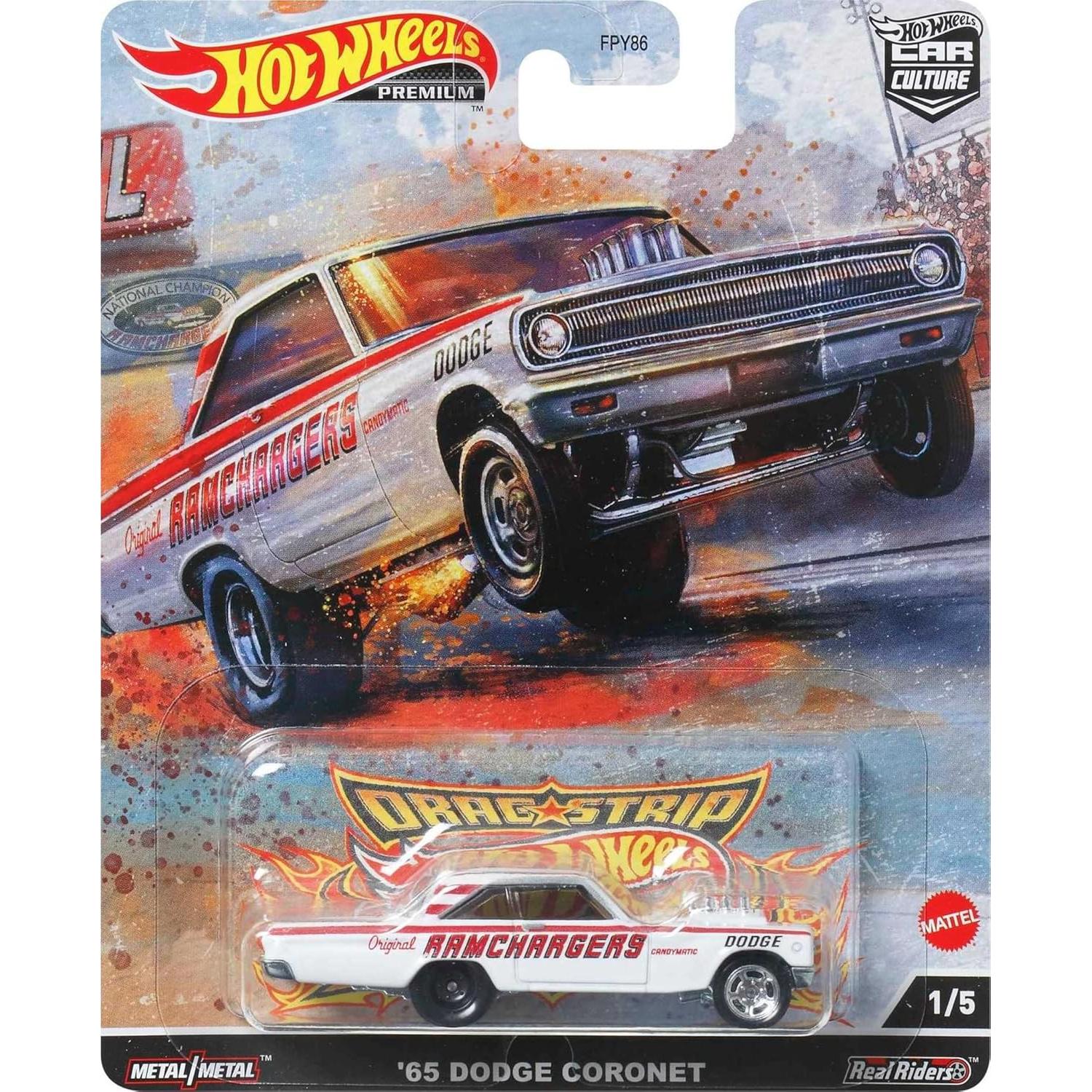Coche de Juguete Hot Wheels 65 Dodge Coronet Escala 1:64