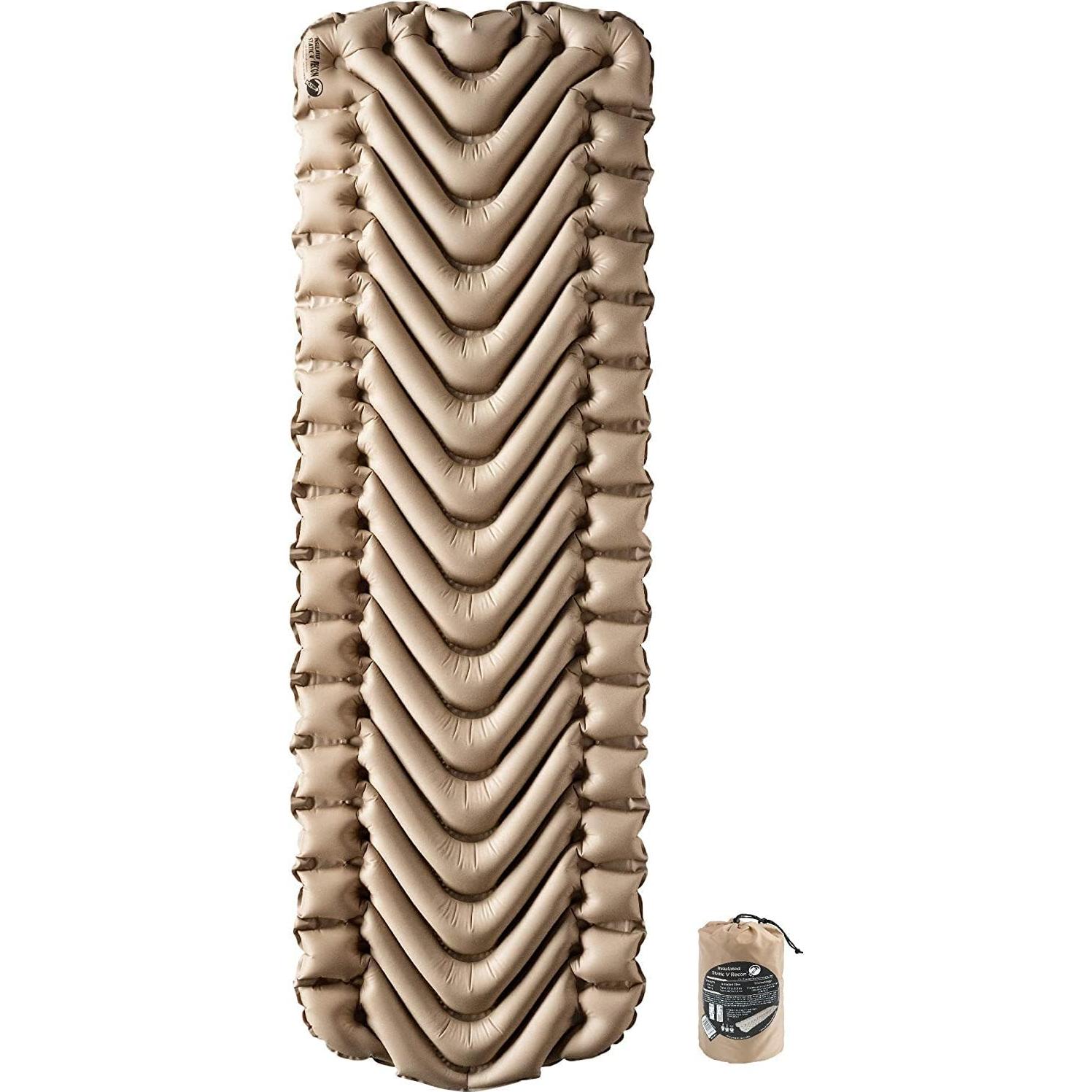 Klymit Pad Inflable Aislado Static V Luxe 76x30 cm para Acampar