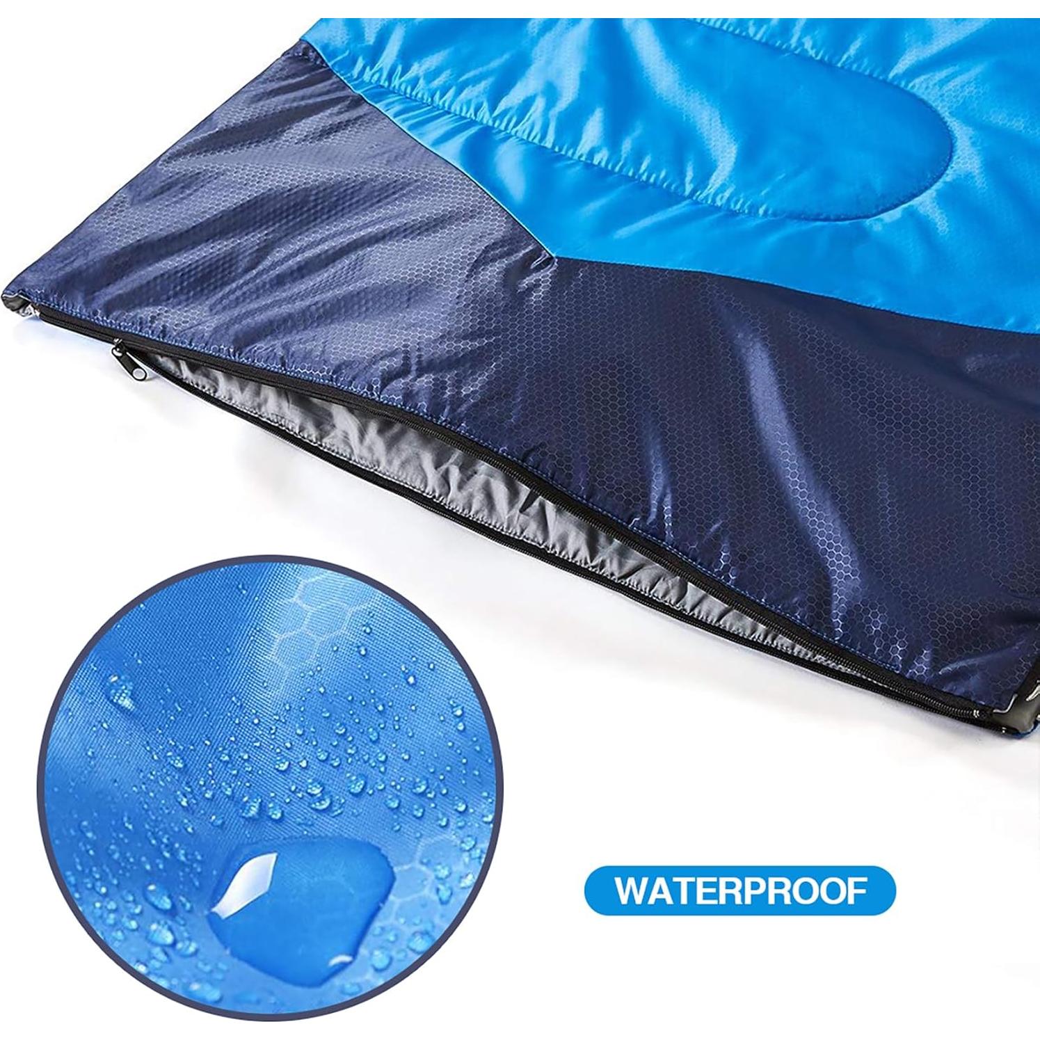 Saco de Dormir Oaskys Camping 3 Estaciones Impermeable 220x80cm