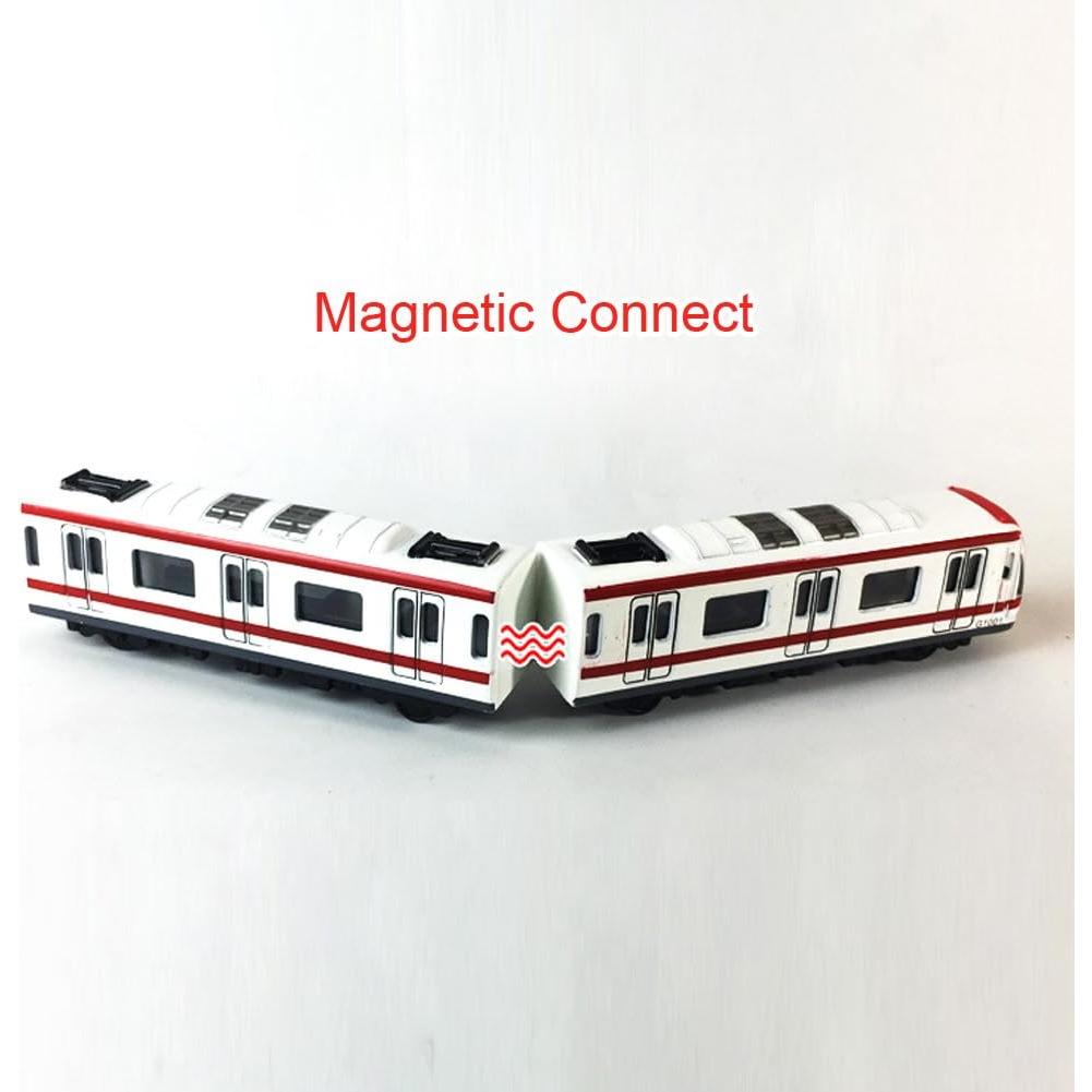 Conjunto de Tren Subterráneo VANTIYAUS 4pcs Escala 1/64