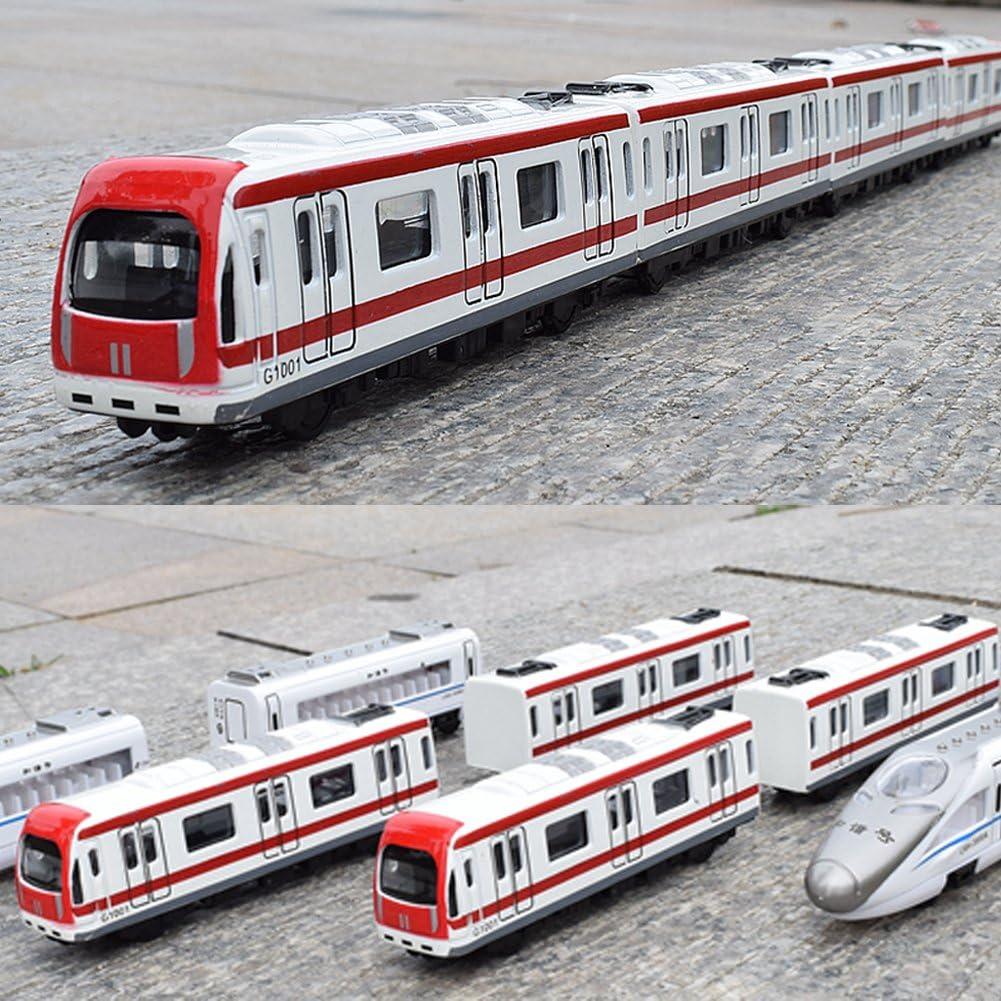Conjunto de Tren Subterráneo VANTIYAUS 4pcs Escala 1/64