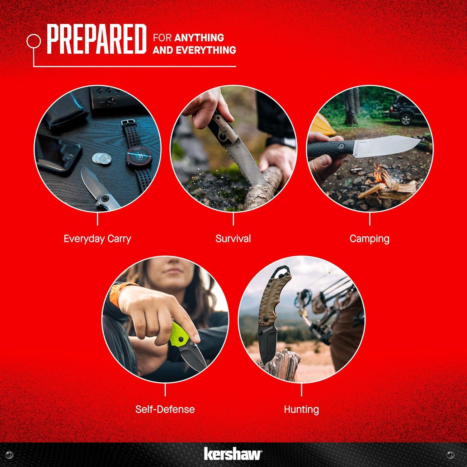 Cuchillo de bolsillo Kershaw Analyst 8.4 cm acero 8Cr13MoV