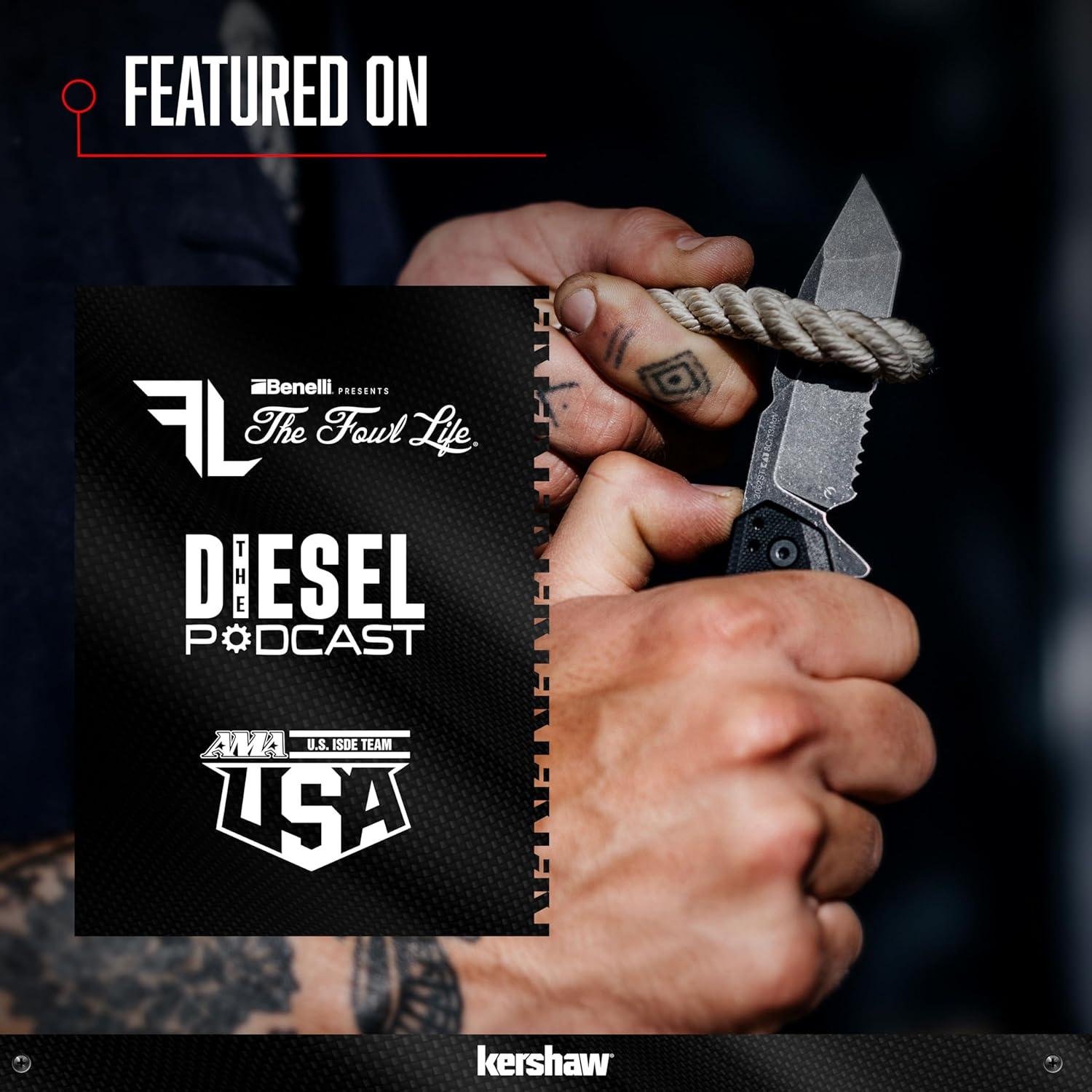 Cuchillo de bolsillo Kershaw Analyst 8.4 cm acero 8Cr13MoV