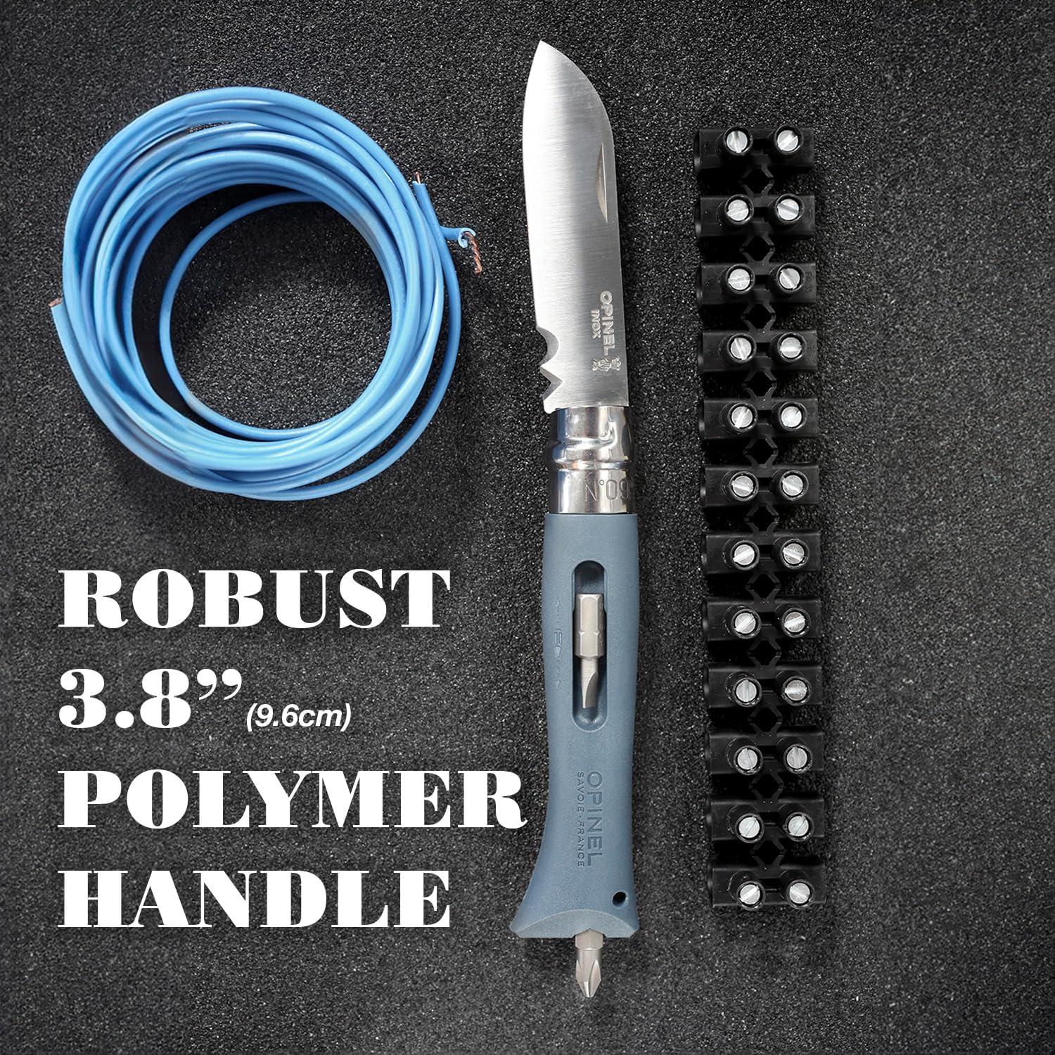 Cuchillo Plegable Opinel DIY No.9 Acero Inoxidable 8cm