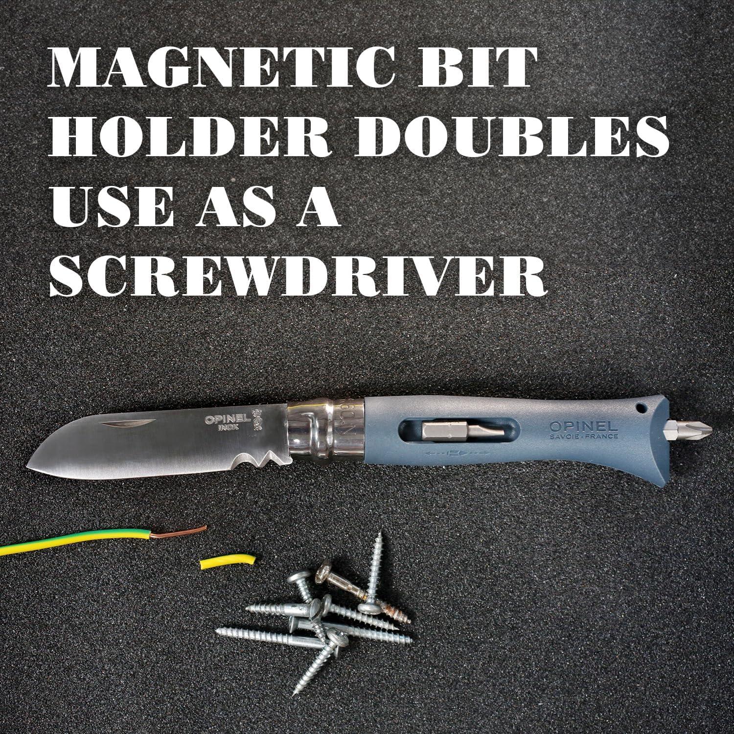 Cuchillo Plegable Opinel DIY No.9 Acero Inoxidable 8cm