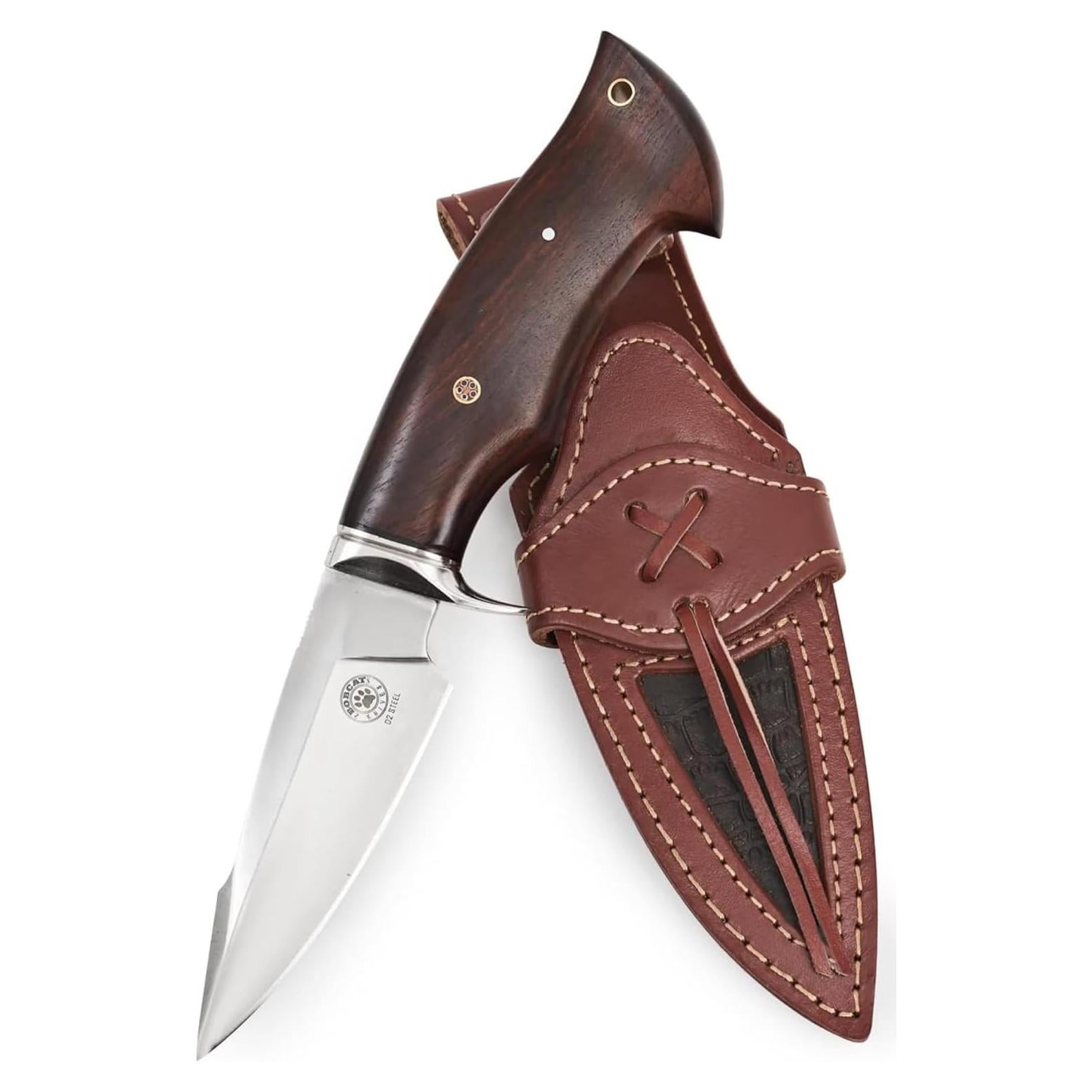 Cuchillo de Caza BIGCAT ROAR D2 Hoja Fija 25.4 cm con Funda