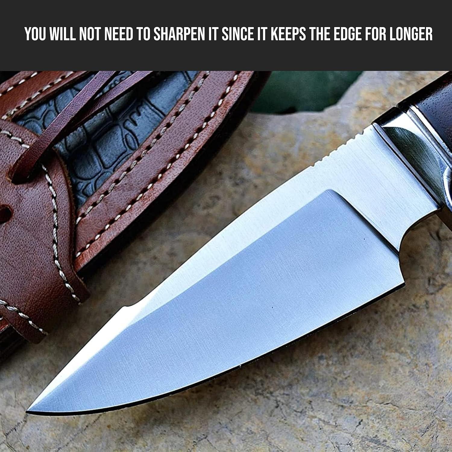 Cuchillo de Caza BIGCAT ROAR D2 Hoja Fija 25.4 cm con Funda