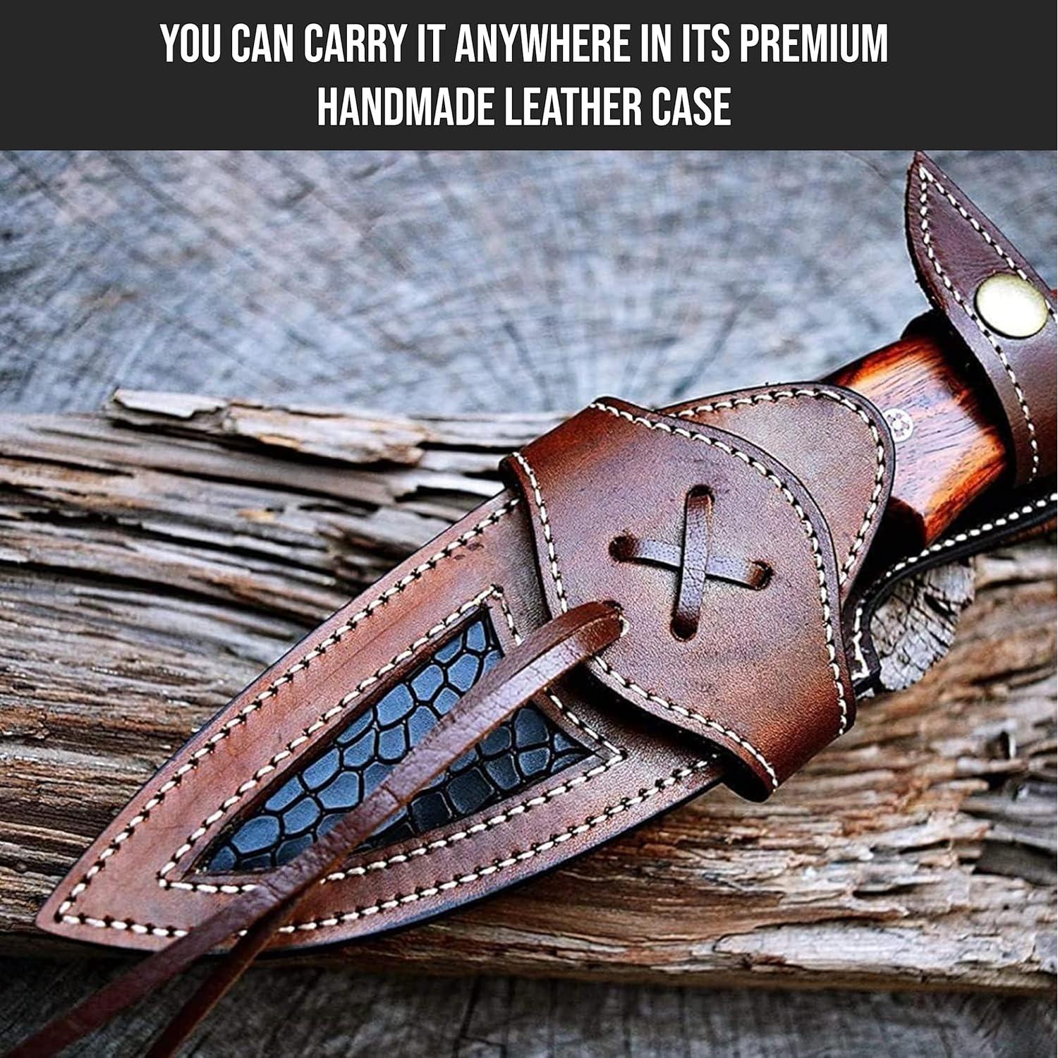 Cuchillo de Caza BIGCAT ROAR D2 Hoja Fija 25.4 cm con Funda