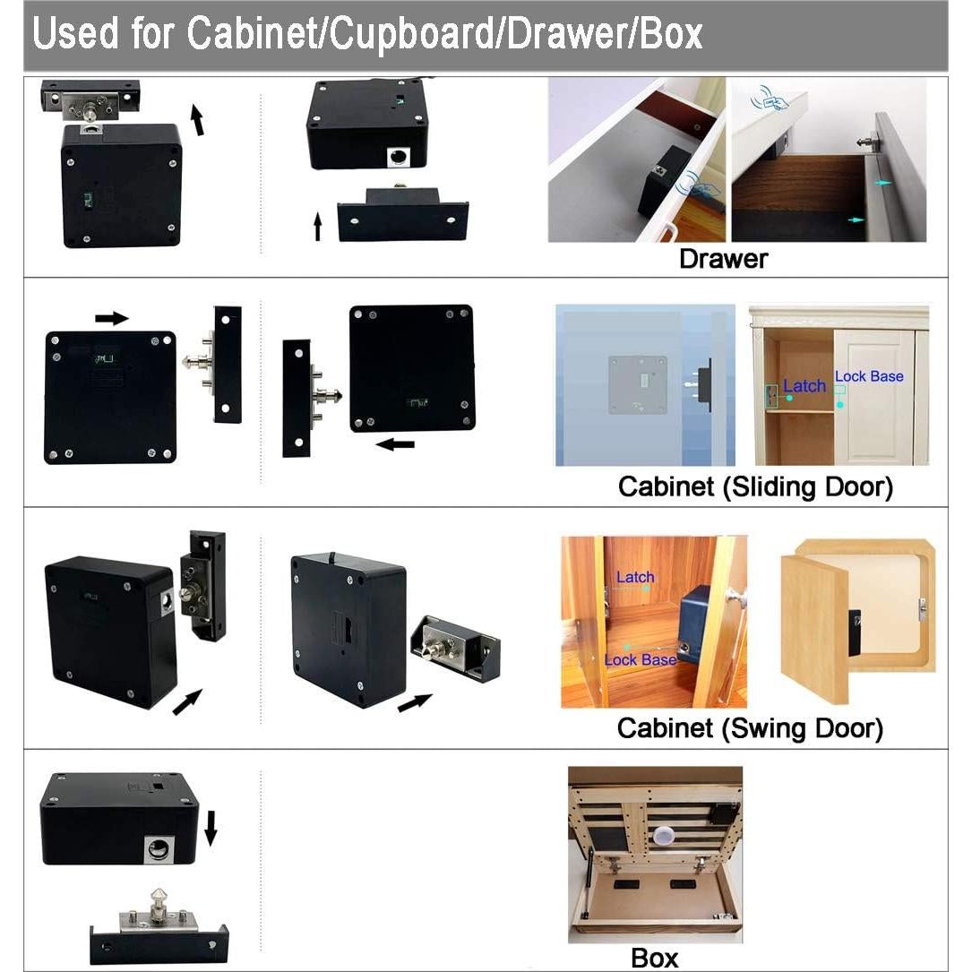 Cerradura RFID Electrónica WOOCH para Armarios de Madera