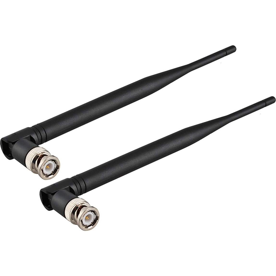 Receptor de Micrófono Inalámbrico Bingfu Antena BNC 215mm (Paquete de 2)