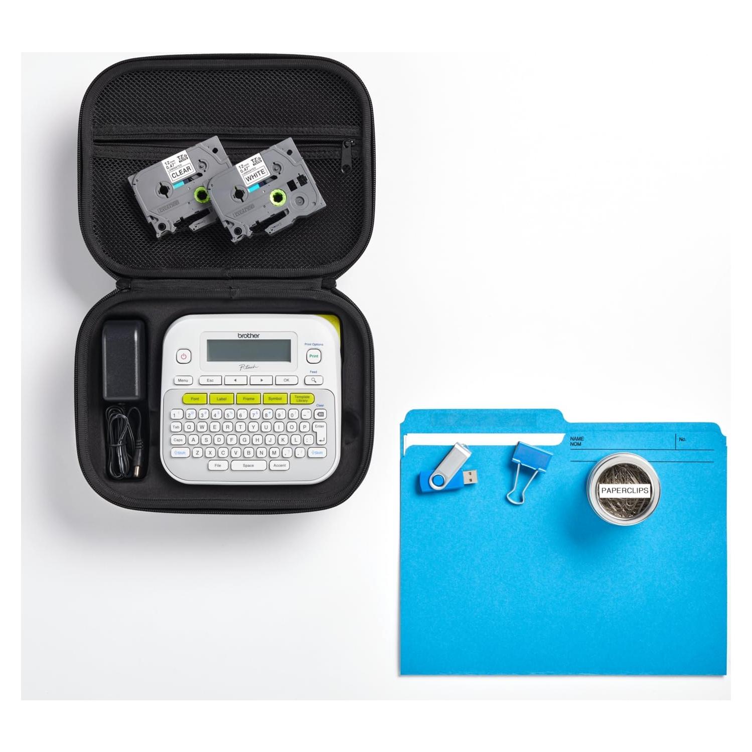 Etiquetadora Brother P-touch PT-D210SV con Estuche y Cintas