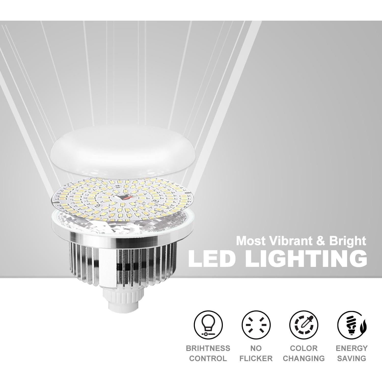 Kit de Iluminación LED Softbox Julius Studio 85W 50.8x71.1cm