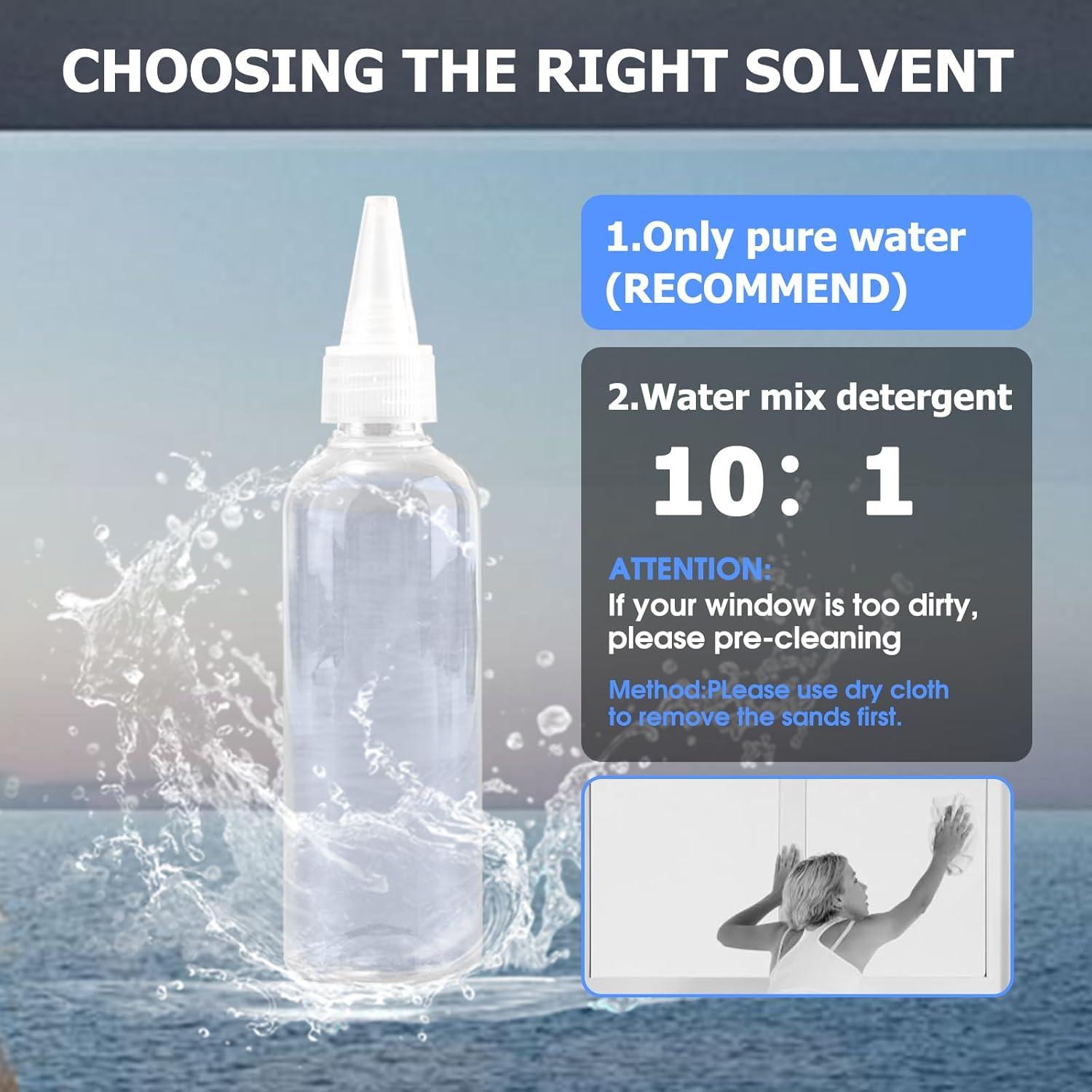 Robot Limpiador de Ventanas KUIKIBO S6 con Spray y Cinturón