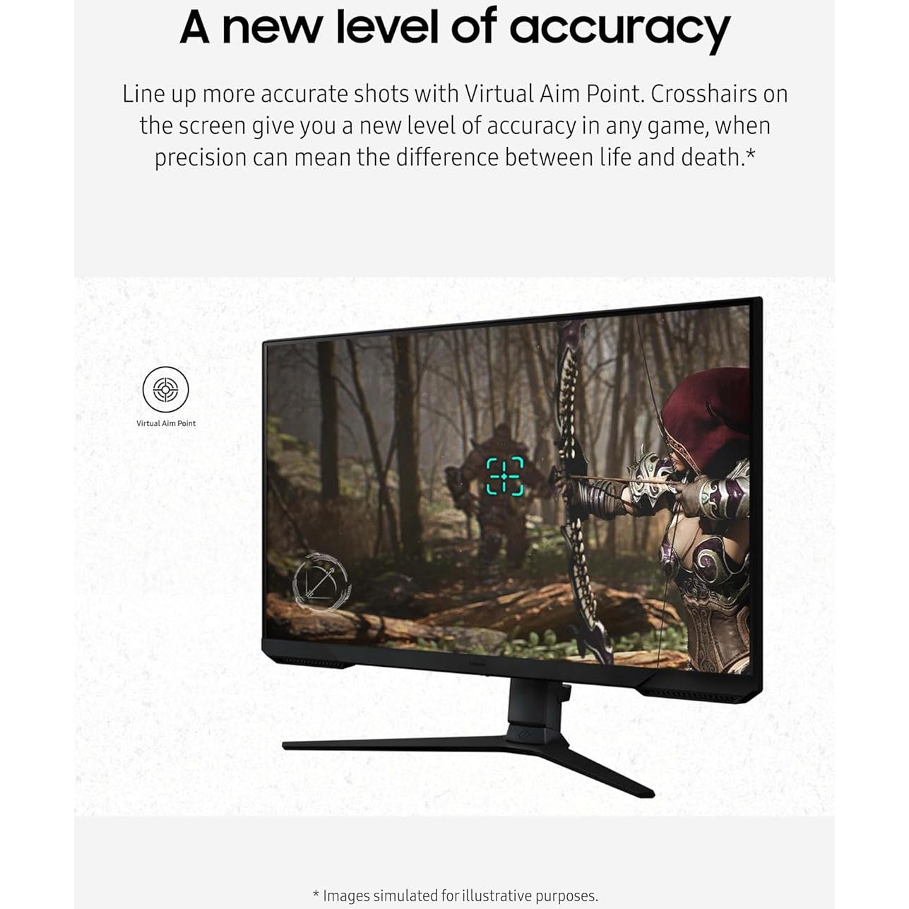 Monitor de Juegos Samsung Odyssey G3 24" FHD 180Hz 1ms