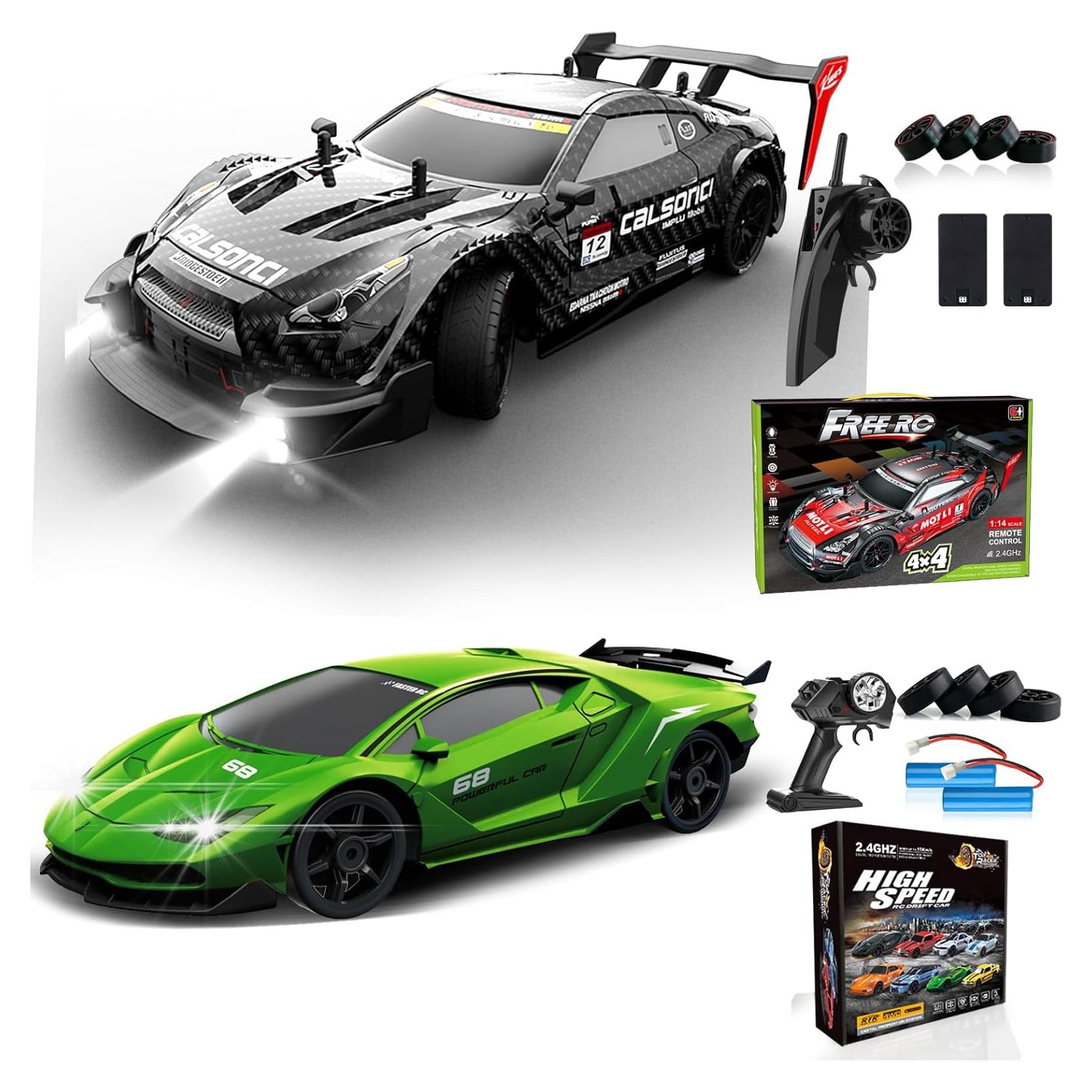 Coche RC Drift 1:16 y 1:24 4WD Alta Velocidad 30km/h y 15km/h