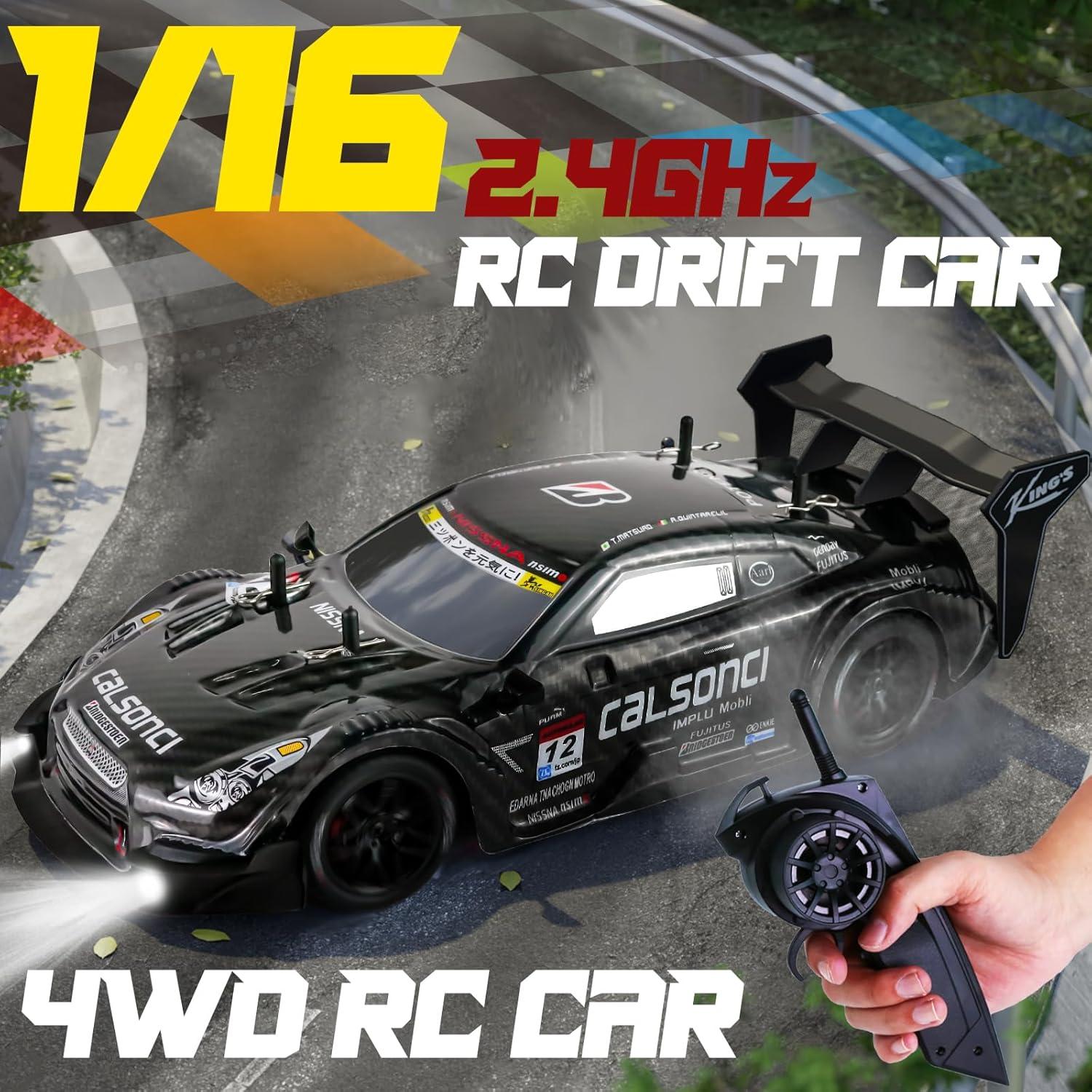 Coche RC Drift 1:16 y 1:24 4WD Alta Velocidad 30km/h y 15km/h