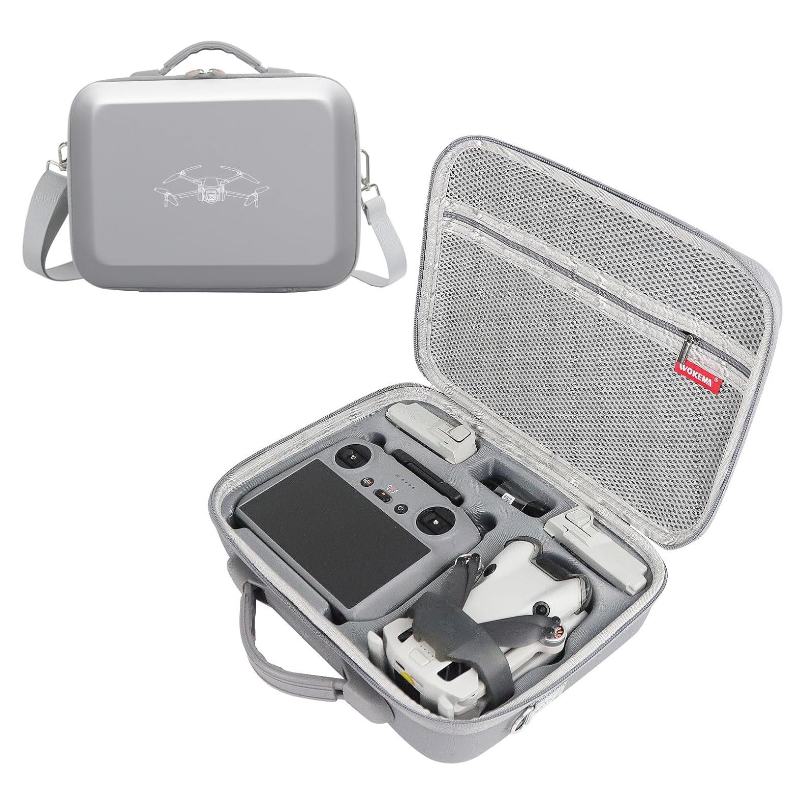 Estuche Protector Duro WOKEMA para Dji Mini 4 Pro/3 Pro Gris