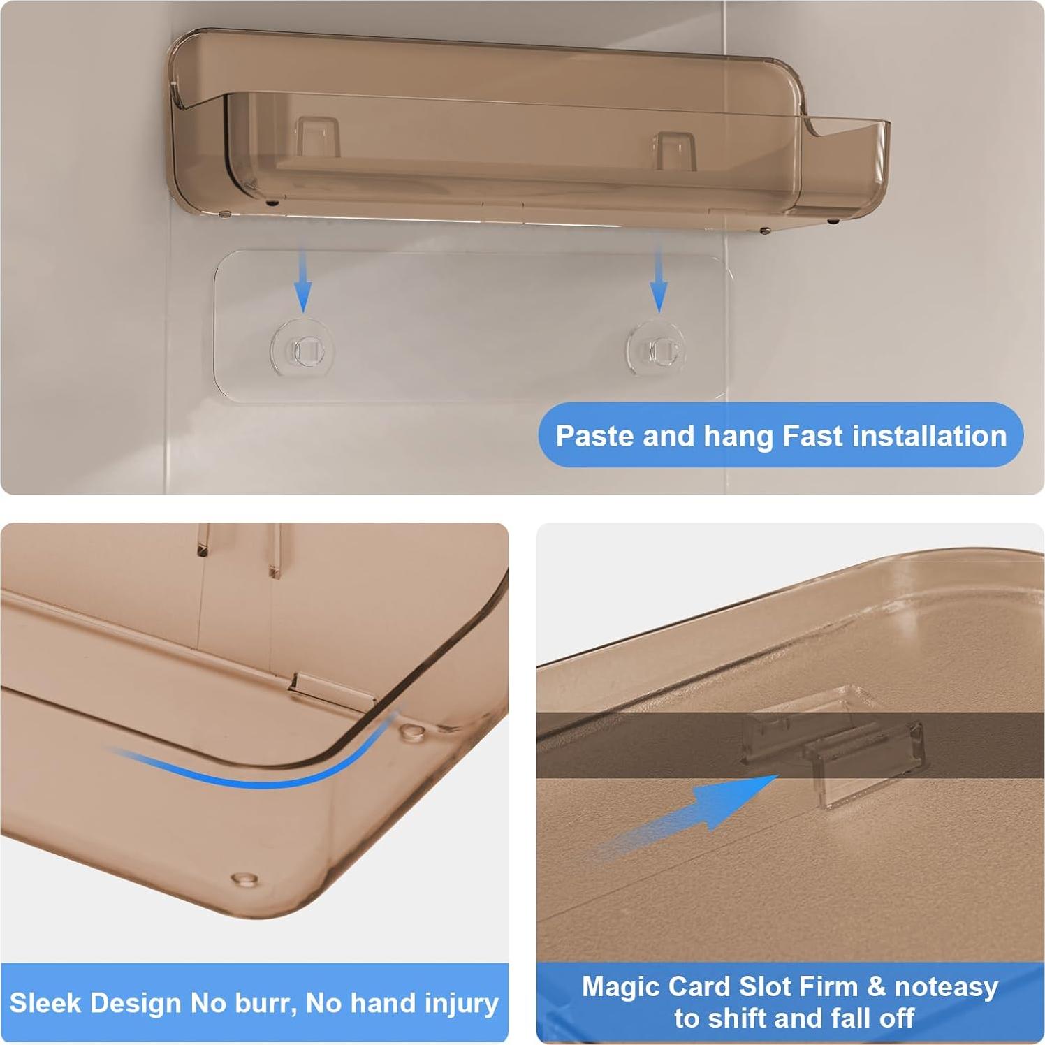 Caddy de Ducha Autoadhesivo Diesisa 2 Piezas Acrílico 6.8 kg