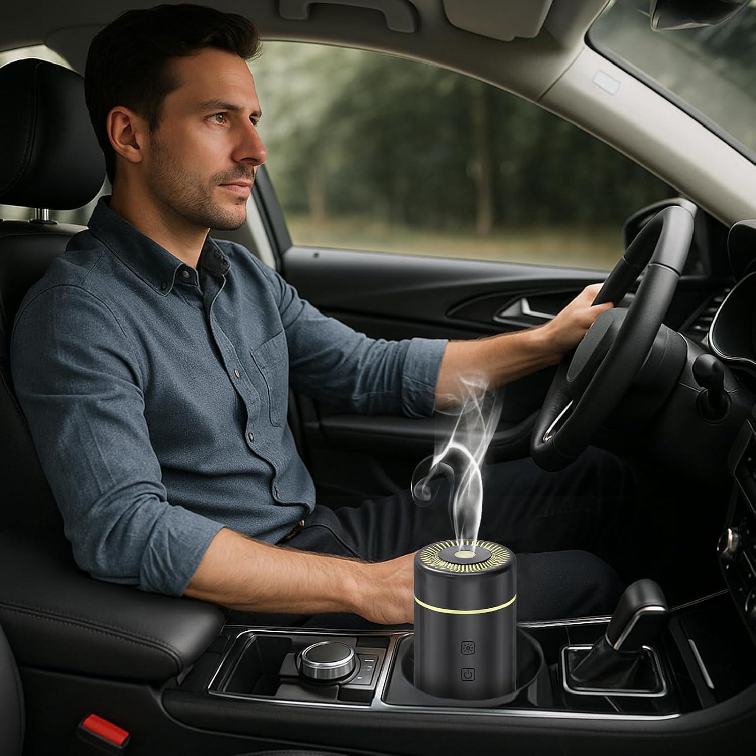 Difusor de Aromas Portátil SEEDSEEL 100ml Inalámbrico Negro