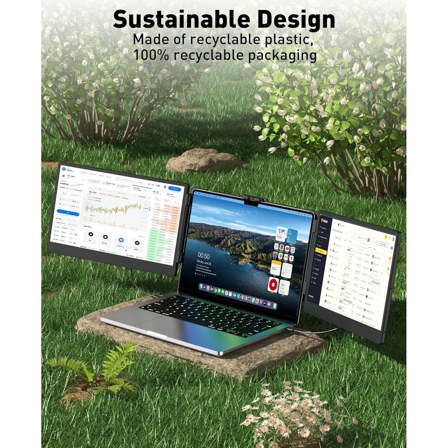 Extensor de Pantalla MarsMyth S2 14" FHD 1920x1080 Portátil
