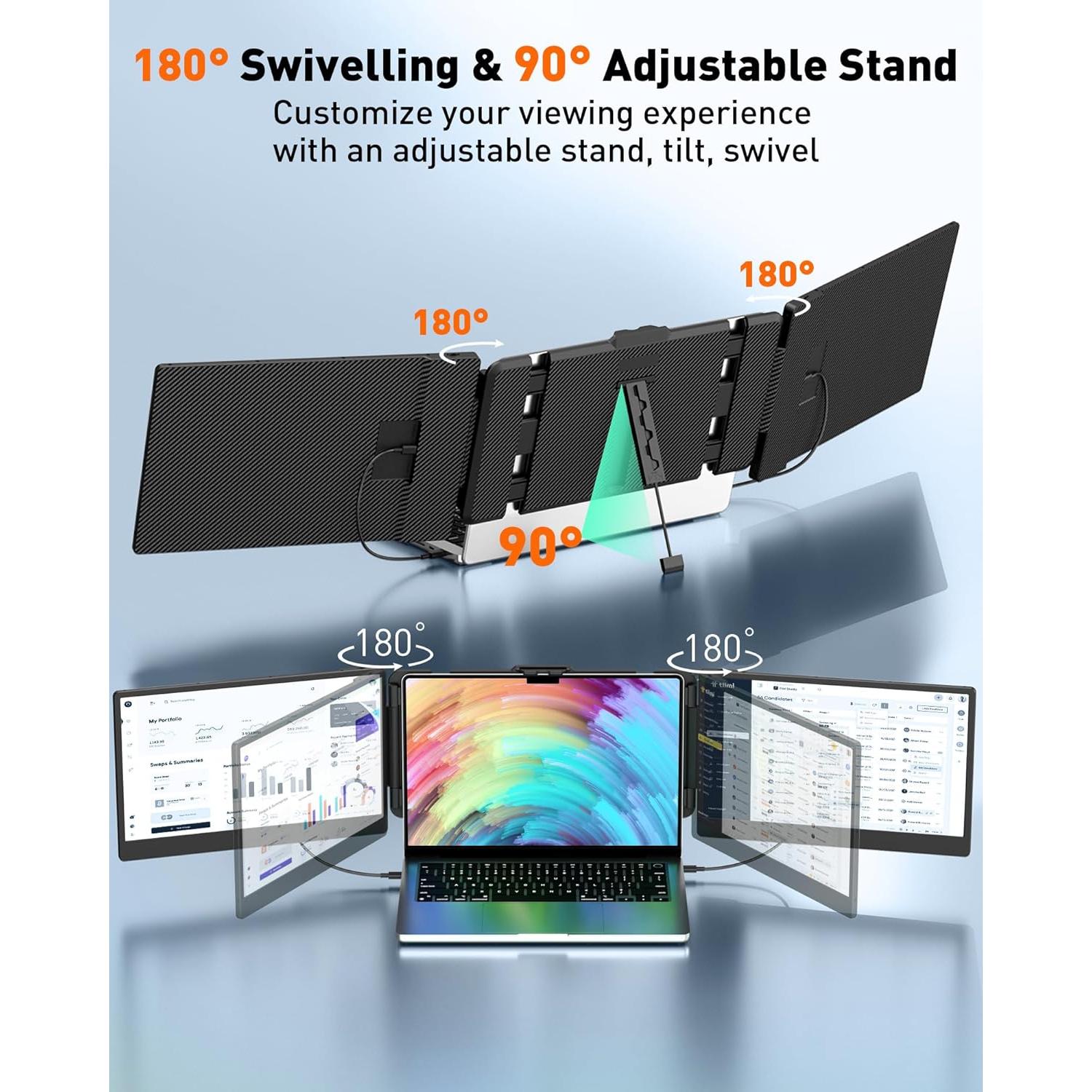 Extensor de Pantalla MarsMyth S2 14" FHD 1920x1080 Portátil