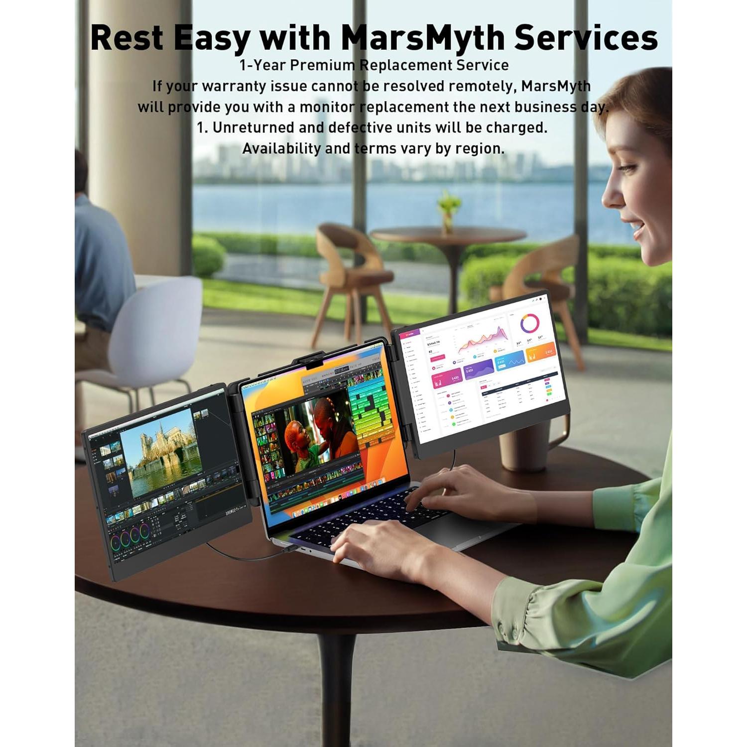 Extensor de Pantalla MarsMyth S2 14" FHD 1920x1080 Portátil