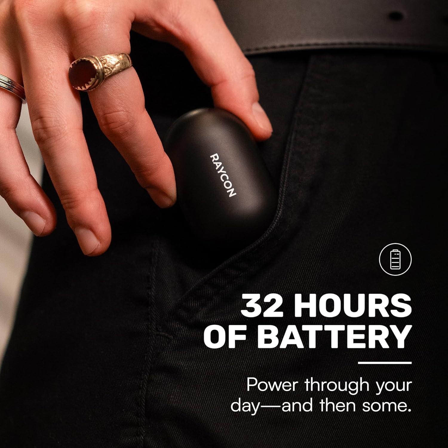 Auriculares Inalámbricos Raycon Everyday Classic - Oro Rosa, 32h ANC