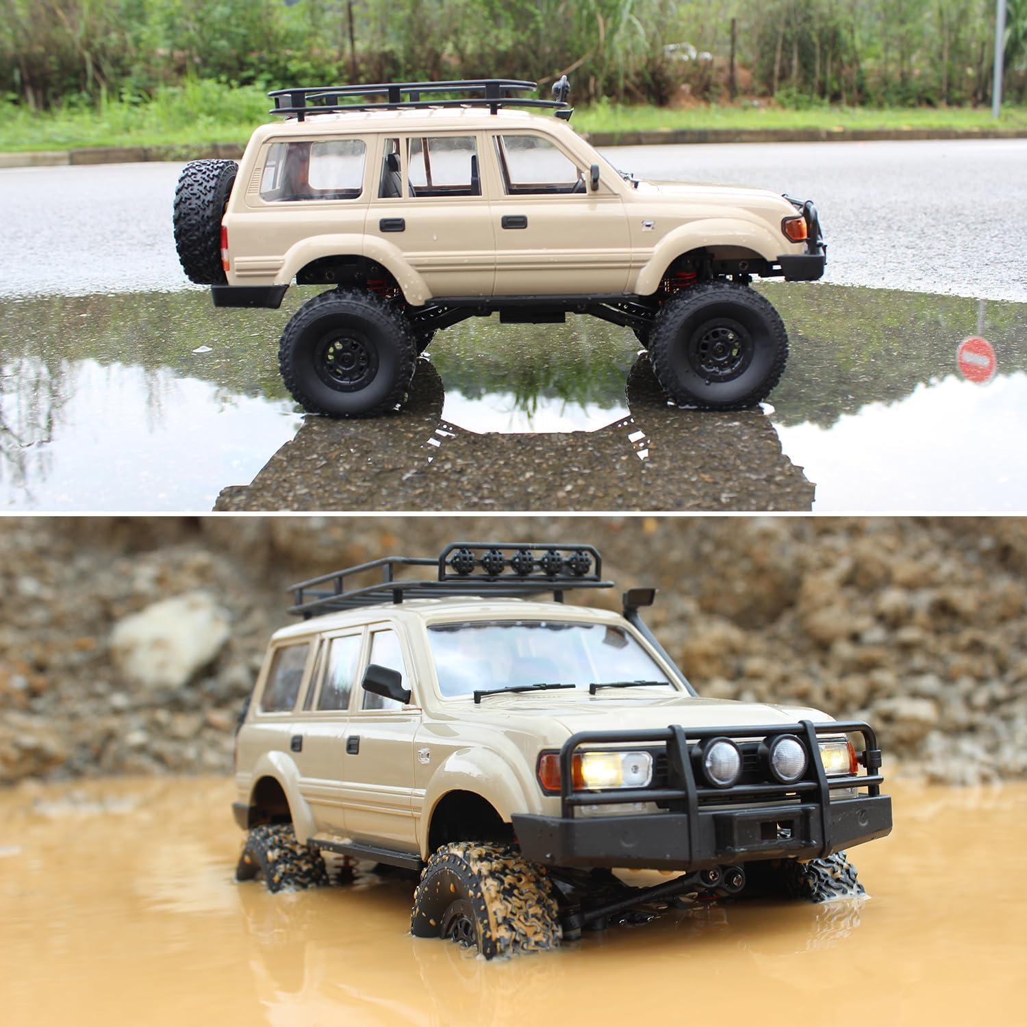 Camión RC 4WD Spobot LC80 Off Road 1:16 con Snorkel