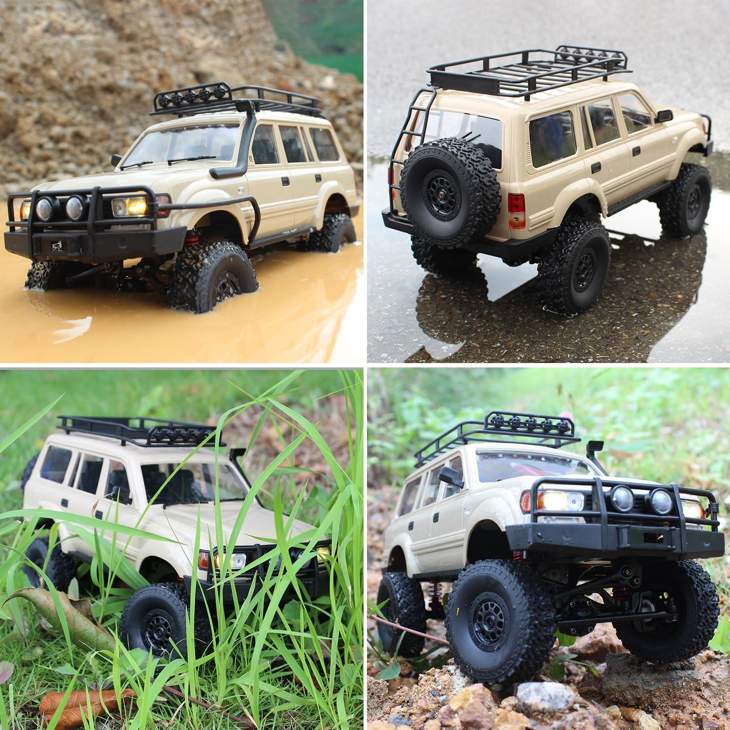 Camión RC 4WD Spobot LC80 Off Road 1:16 con Snorkel