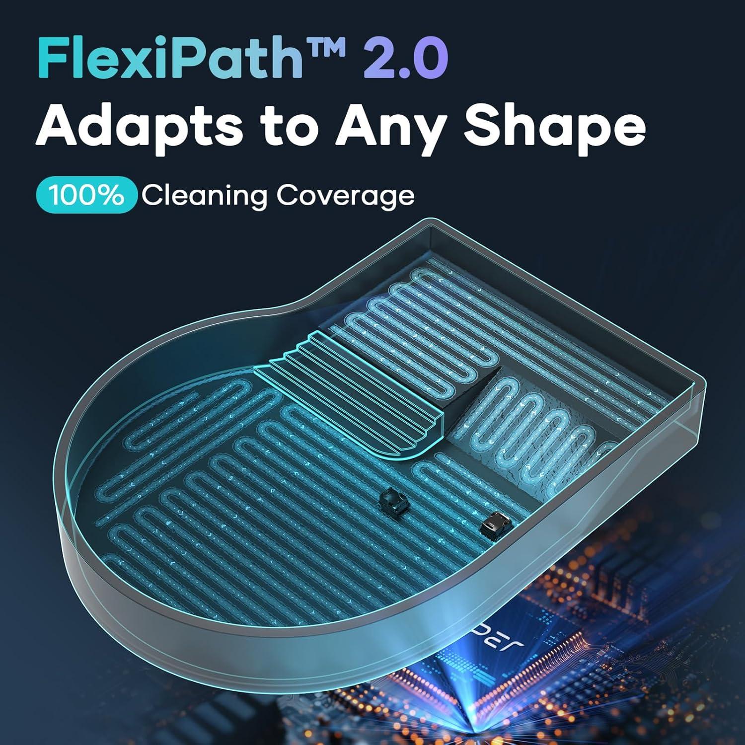 Aiper Scuba X1 Pro Max All-in-One Pool Cleaning Robot with Caddy, Pool Mapping, Adaptive Path, 8500 GPH Power, TVC Engine, Superior Filtration, Smart Surface Parking