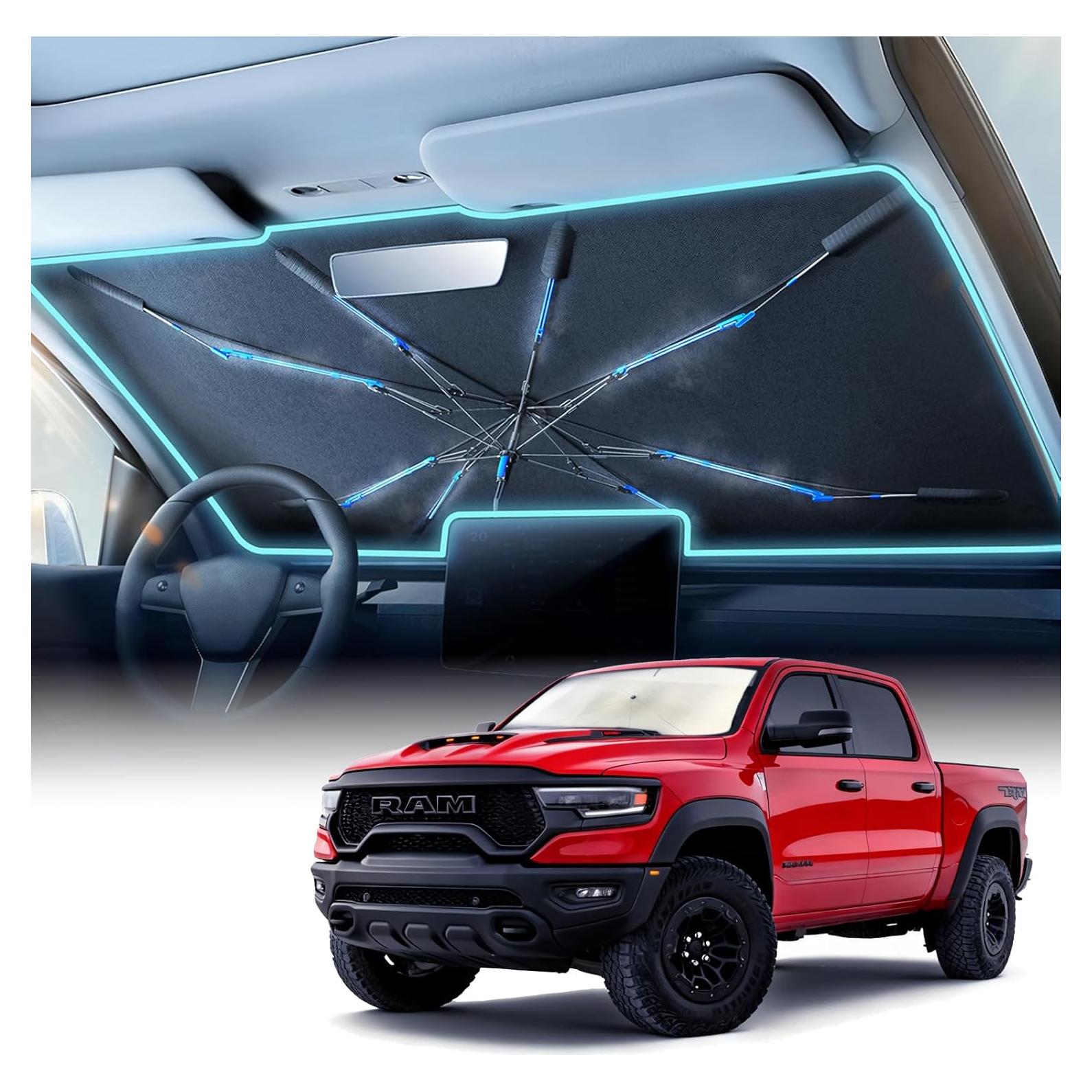 Sombrilla Parabrisas Nmoiss para Camiones RAM 155x89cm