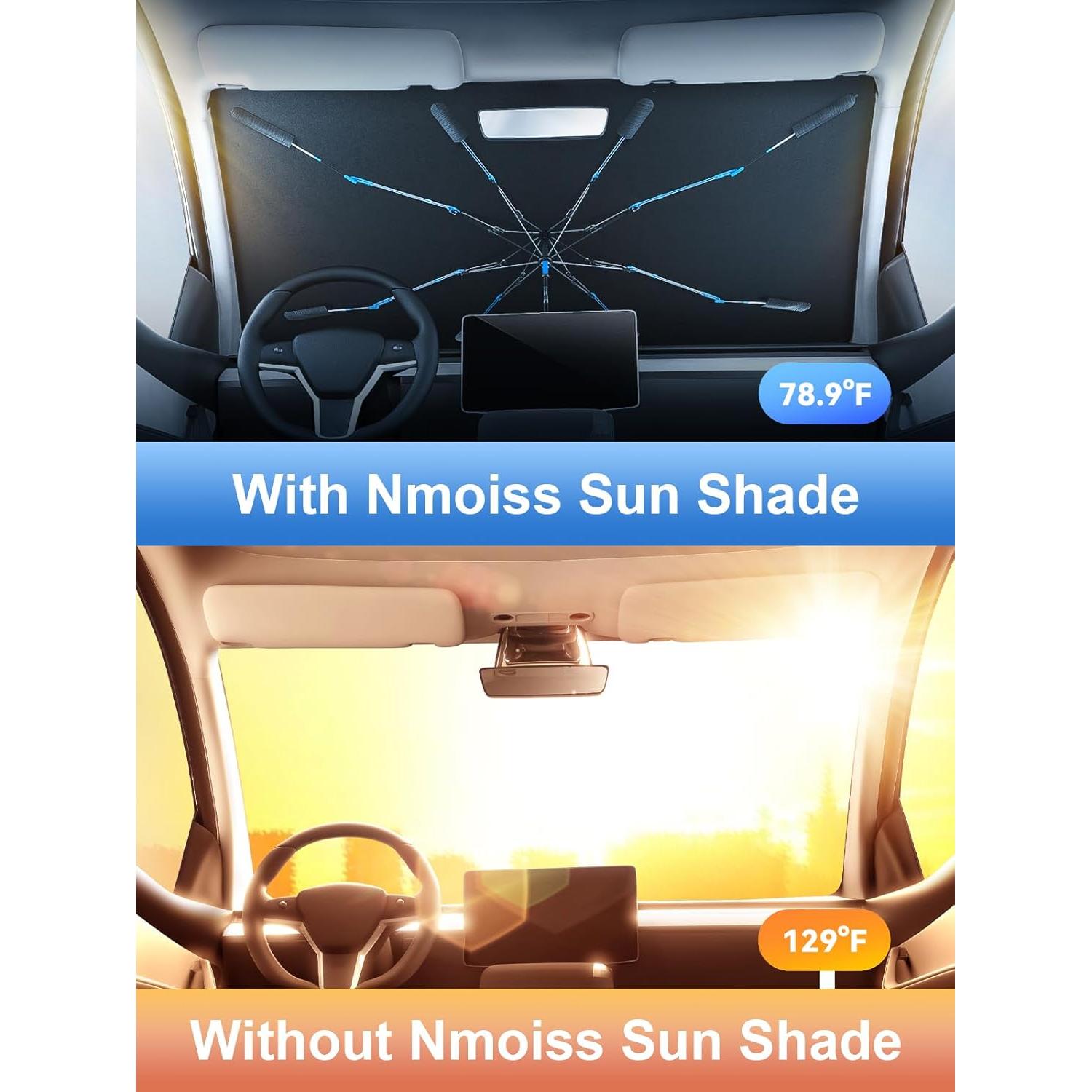 Sombrilla Parabrisas Nmoiss para Camiones RAM 155x89cm